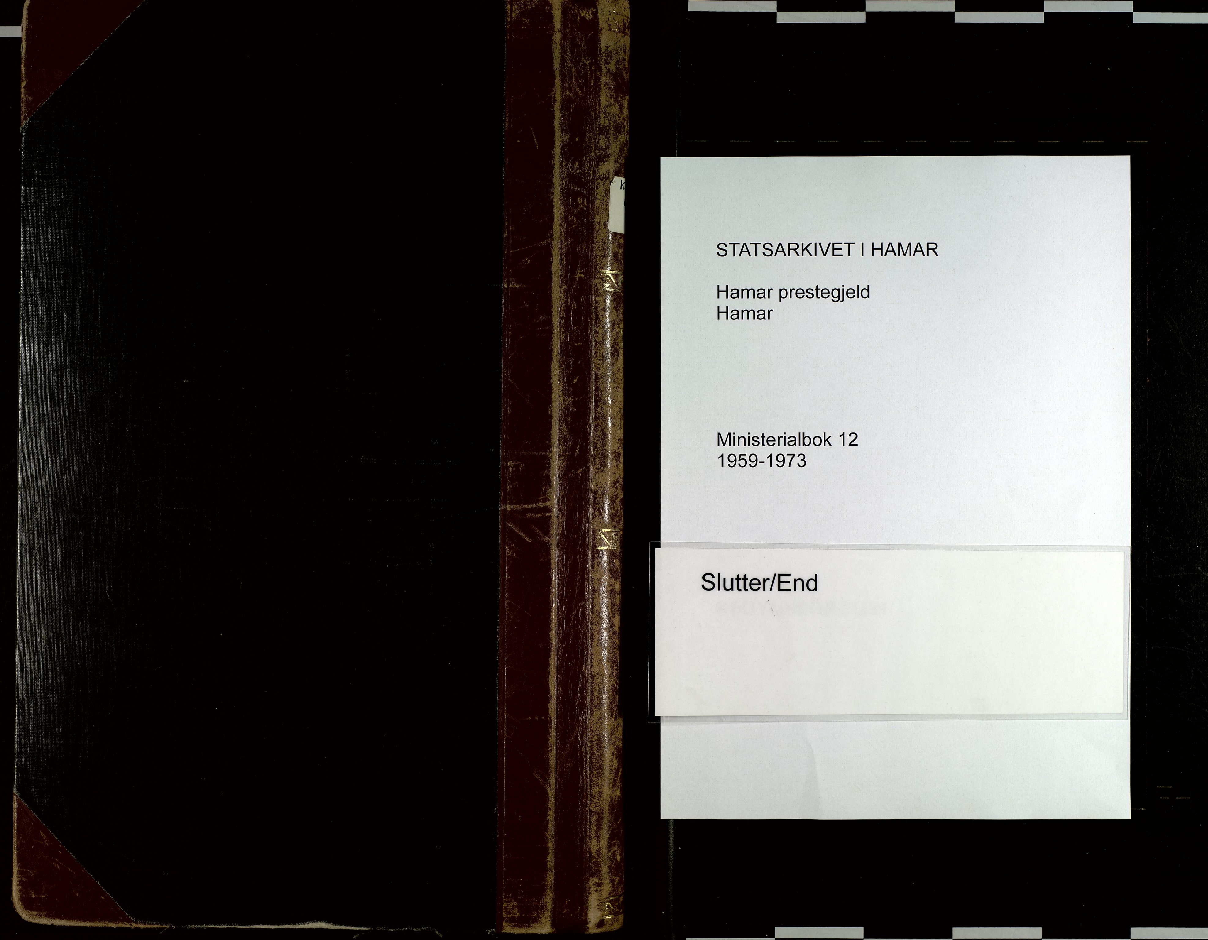 Hamar prestekontor, AV/SAH-DOMPH-002/H/Ha/Haa/L0012: Parish register (official) no. 12, 1959-1973