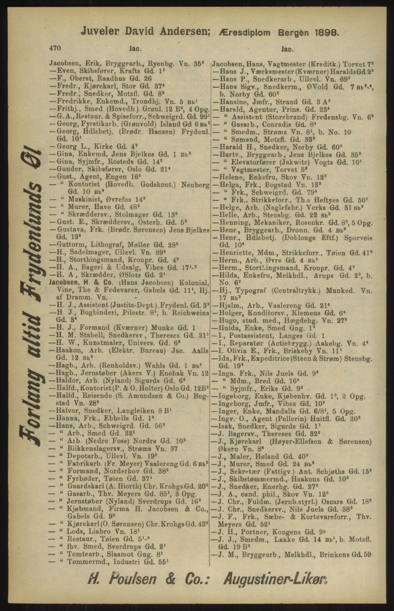 Kristiania/Oslo adressebok, PUBL/-, 1904, p. 470