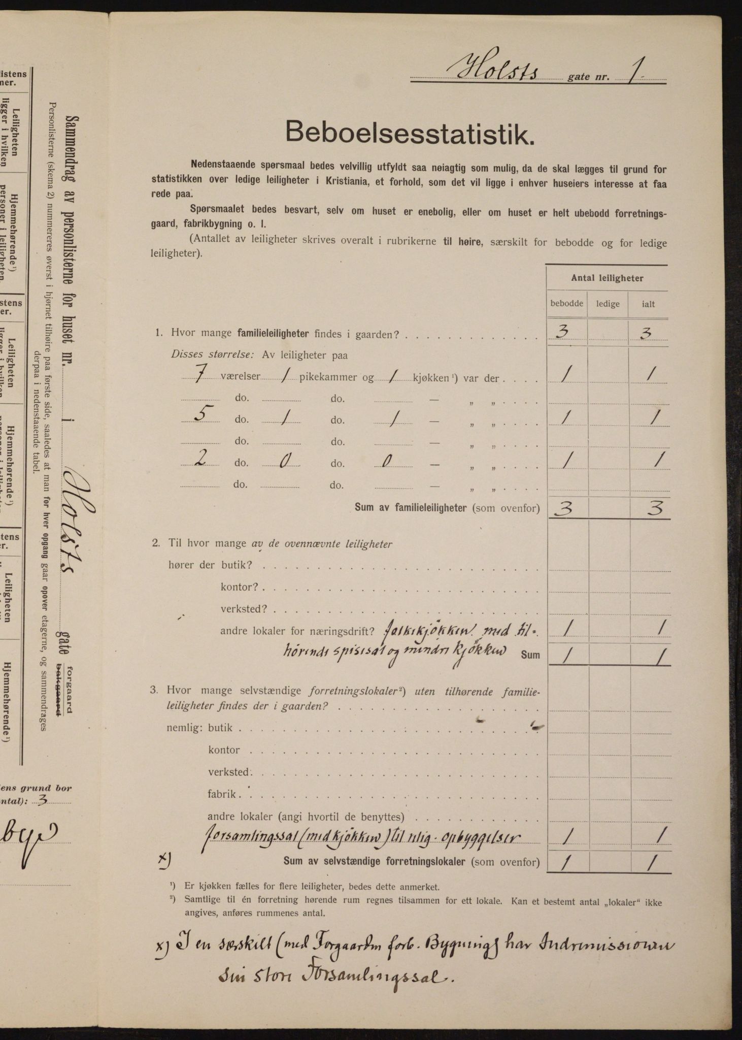 OBA, Municipal Census 1912 for Kristiania, 1912, p. 41275