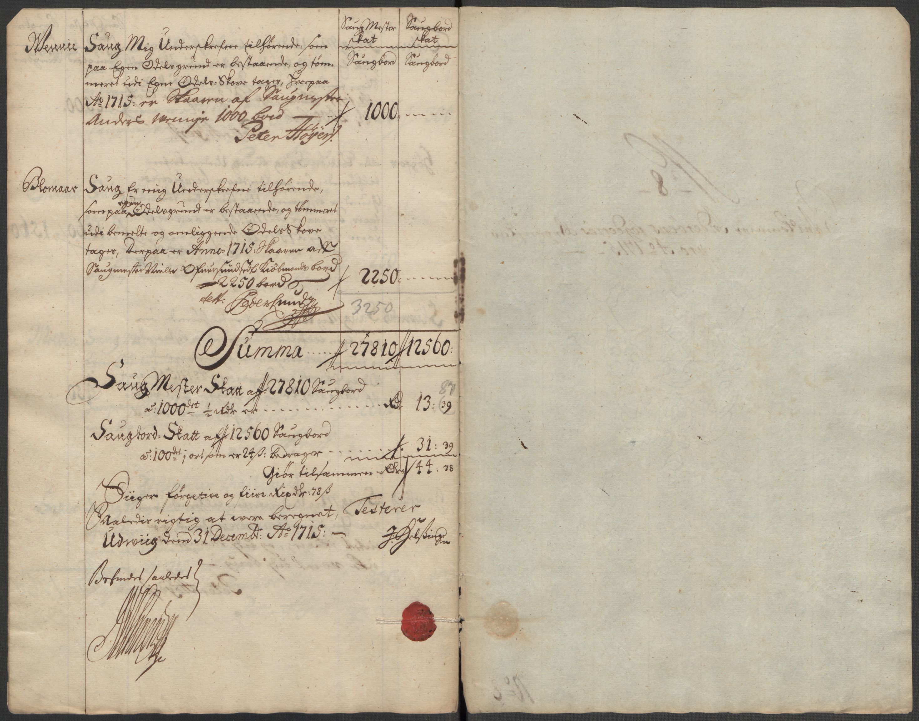 Rentekammeret inntil 1814, Reviderte regnskaper, Fogderegnskap, AV/RA-EA-4092/R63/L4323: Fogderegnskap Inderøy, 1715, p. 183