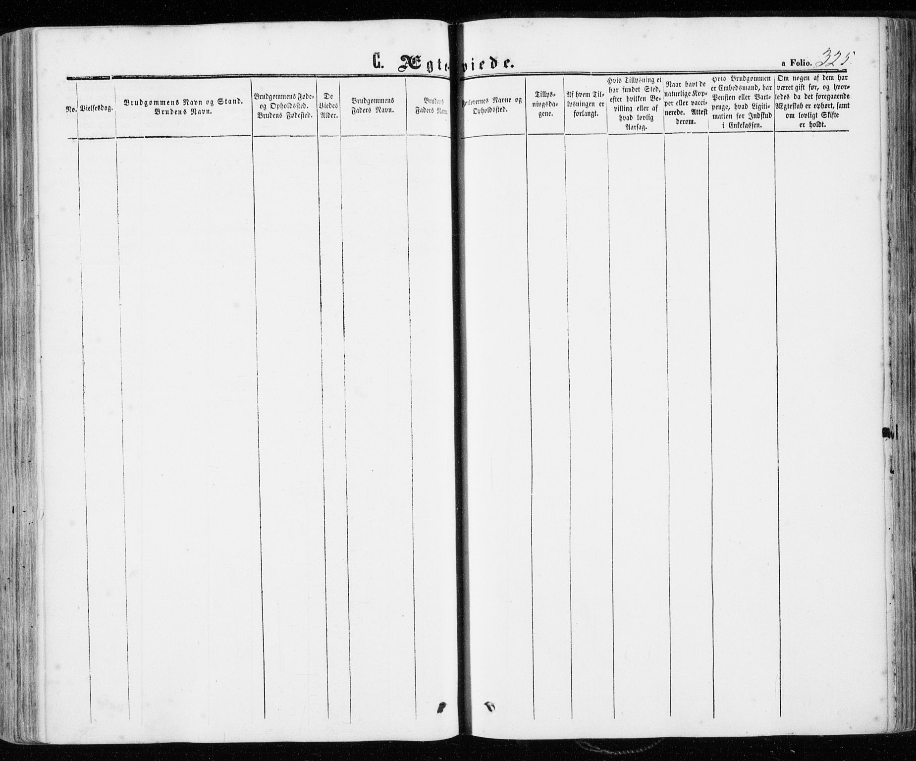 Ministerialprotokoller, klokkerbøker og fødselsregistre - Sør-Trøndelag, SAT/A-1456/657/L0705: Parish register (official) no. 657A06, 1858-1867, p. 325