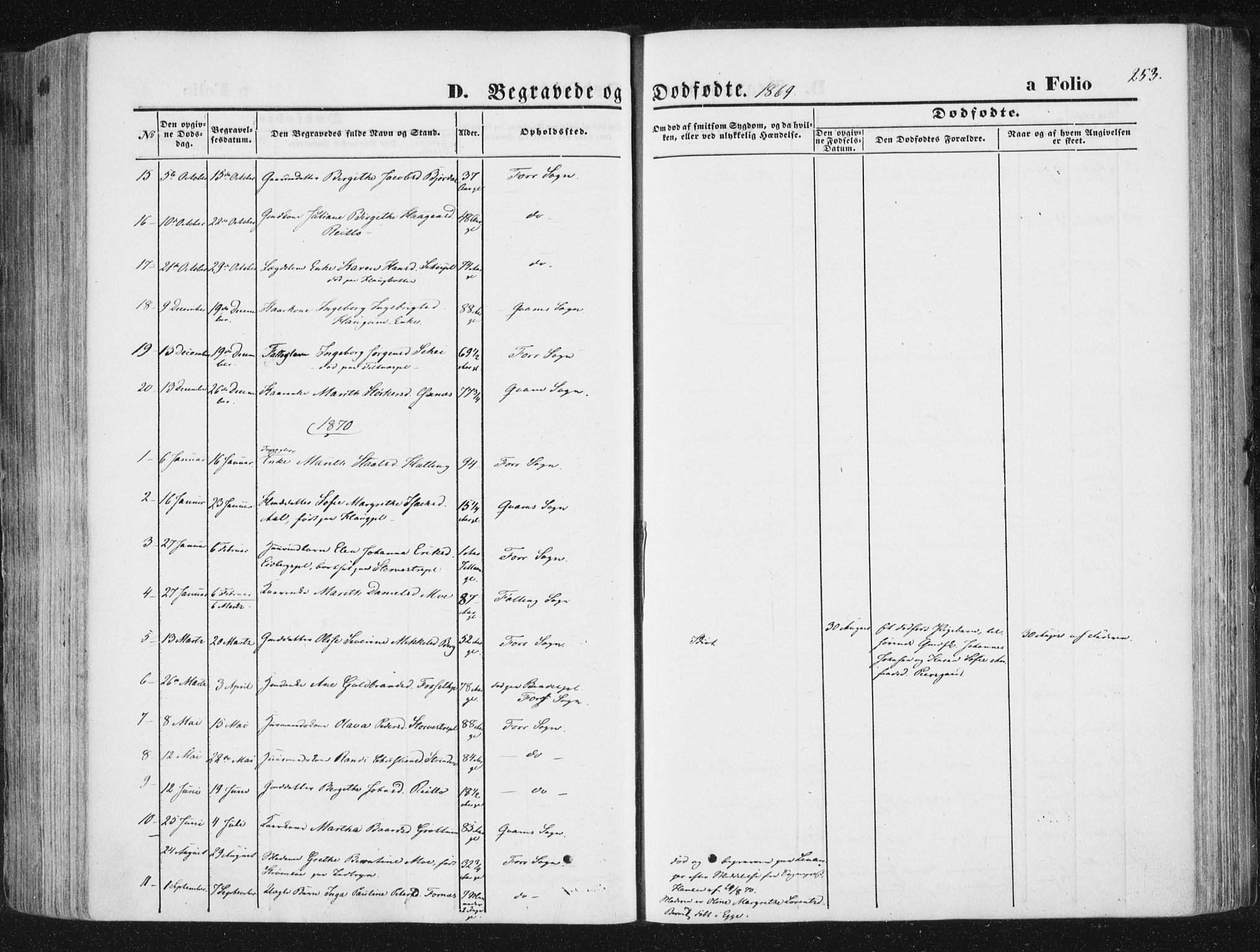 Ministerialprotokoller, klokkerbøker og fødselsregistre - Nord-Trøndelag, SAT/A-1458/746/L0447: Parish register (official) no. 746A06, 1860-1877, p. 253