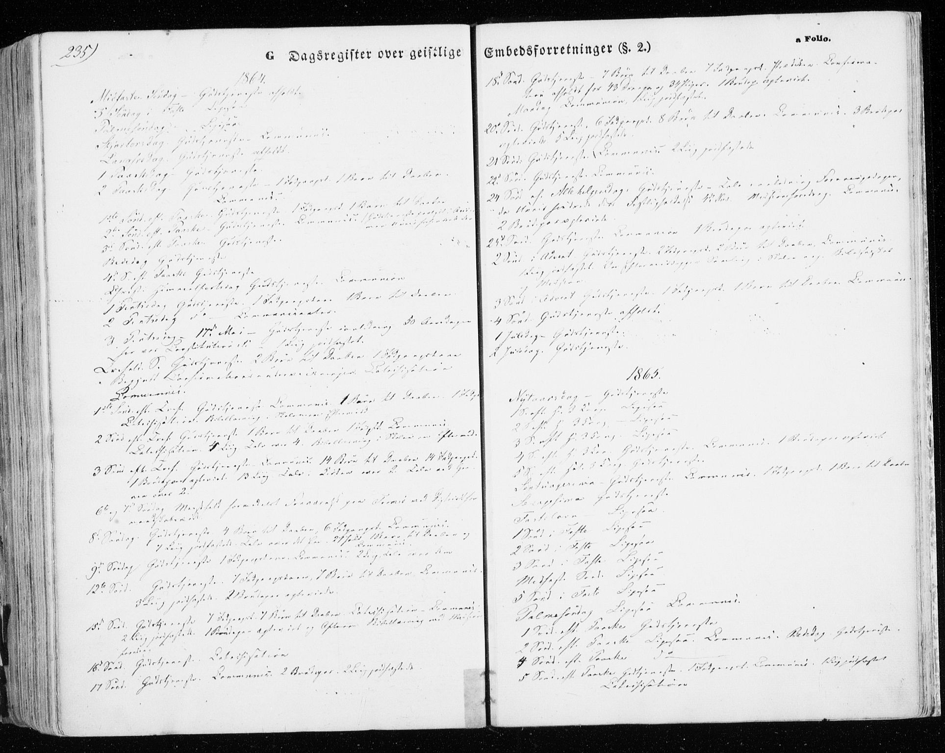 Skjervøy sokneprestkontor, SATØ/S-1300/H/Ha/Haa/L0007kirke: Parish register (official) no. 7, 1860-1870, p. 235