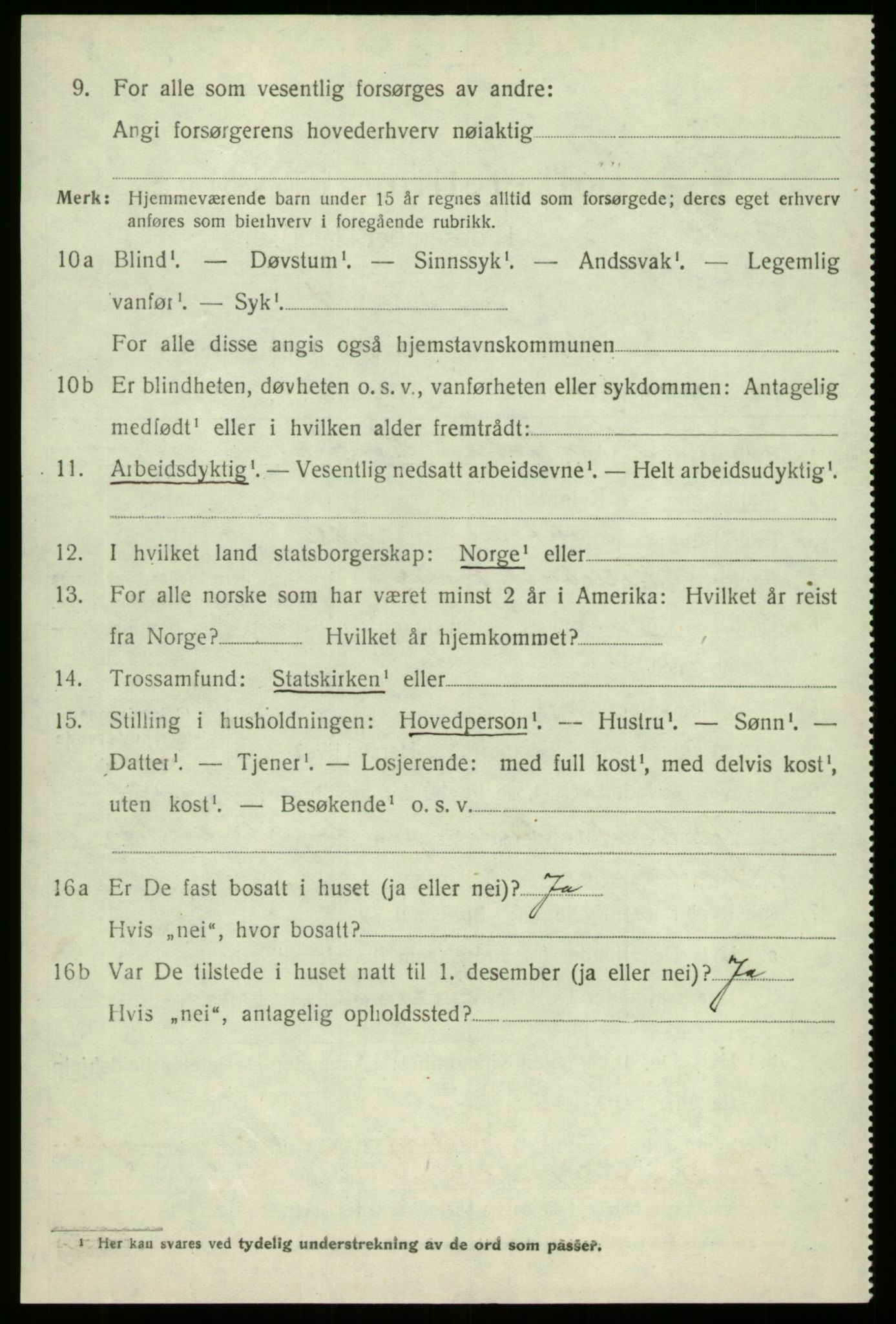 SAB, 1920 census for Fjaler, 1920, p. 8684