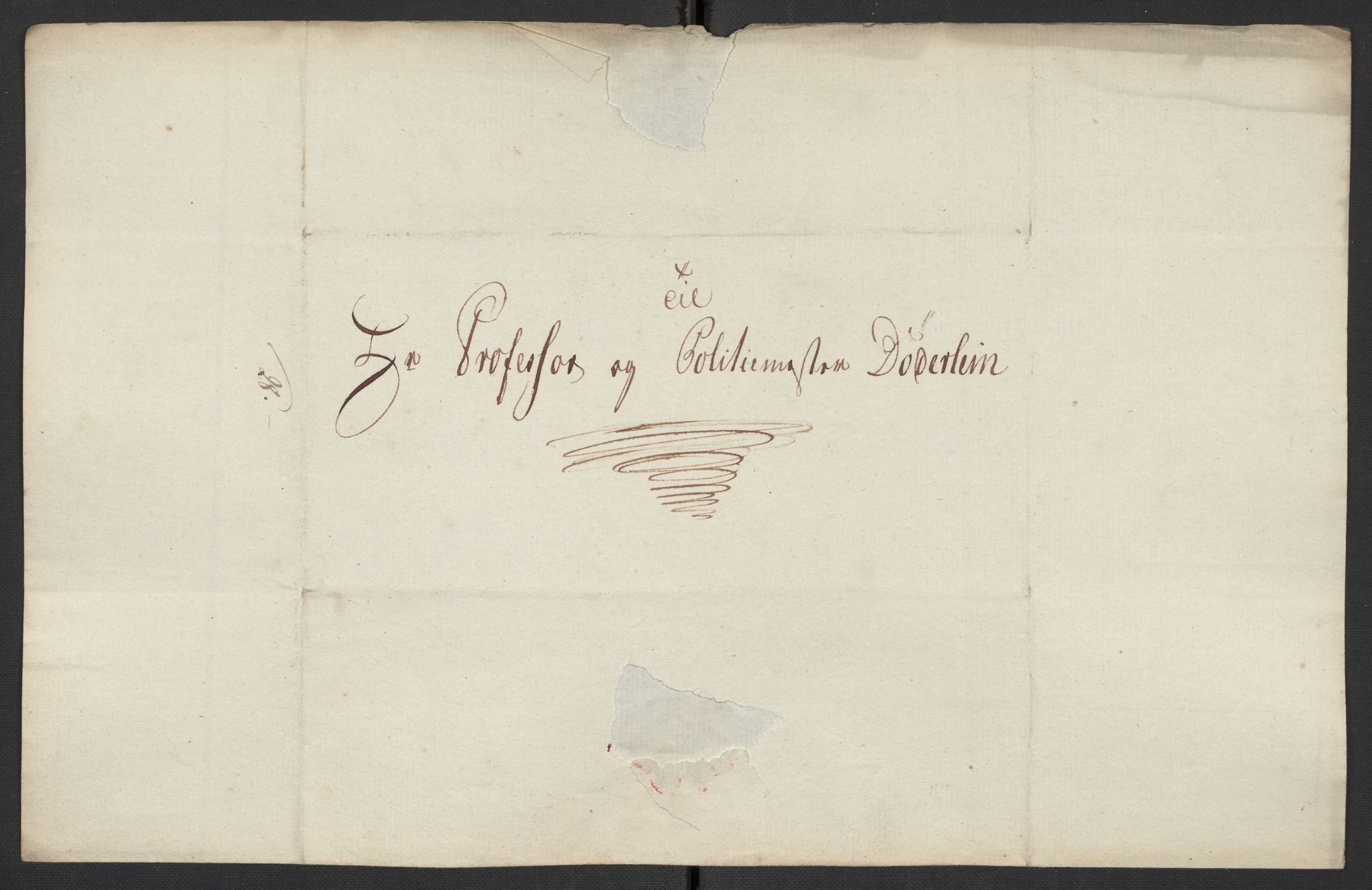 Oslo politidistrikt, AV/SAO-A-10085/D/Da/L0003: Innkomne brev, pro memoria m.v., 1781, p. 100