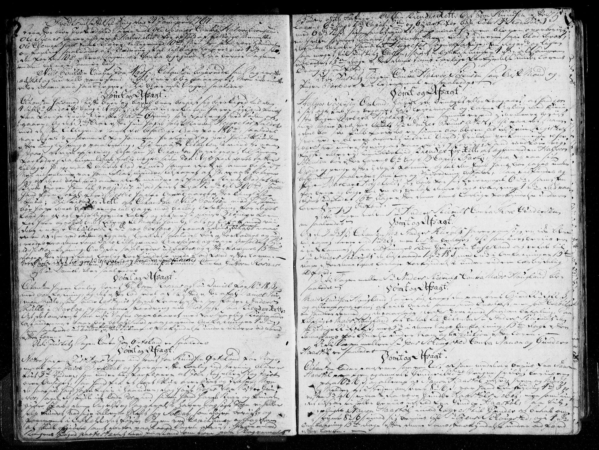 Østre Råbyggelag sorenskriveri, AV/SAK-1221-0016/F/Fa/L0019: Tingbok nr 18 med register, 1766-1771, p. 24b-25a