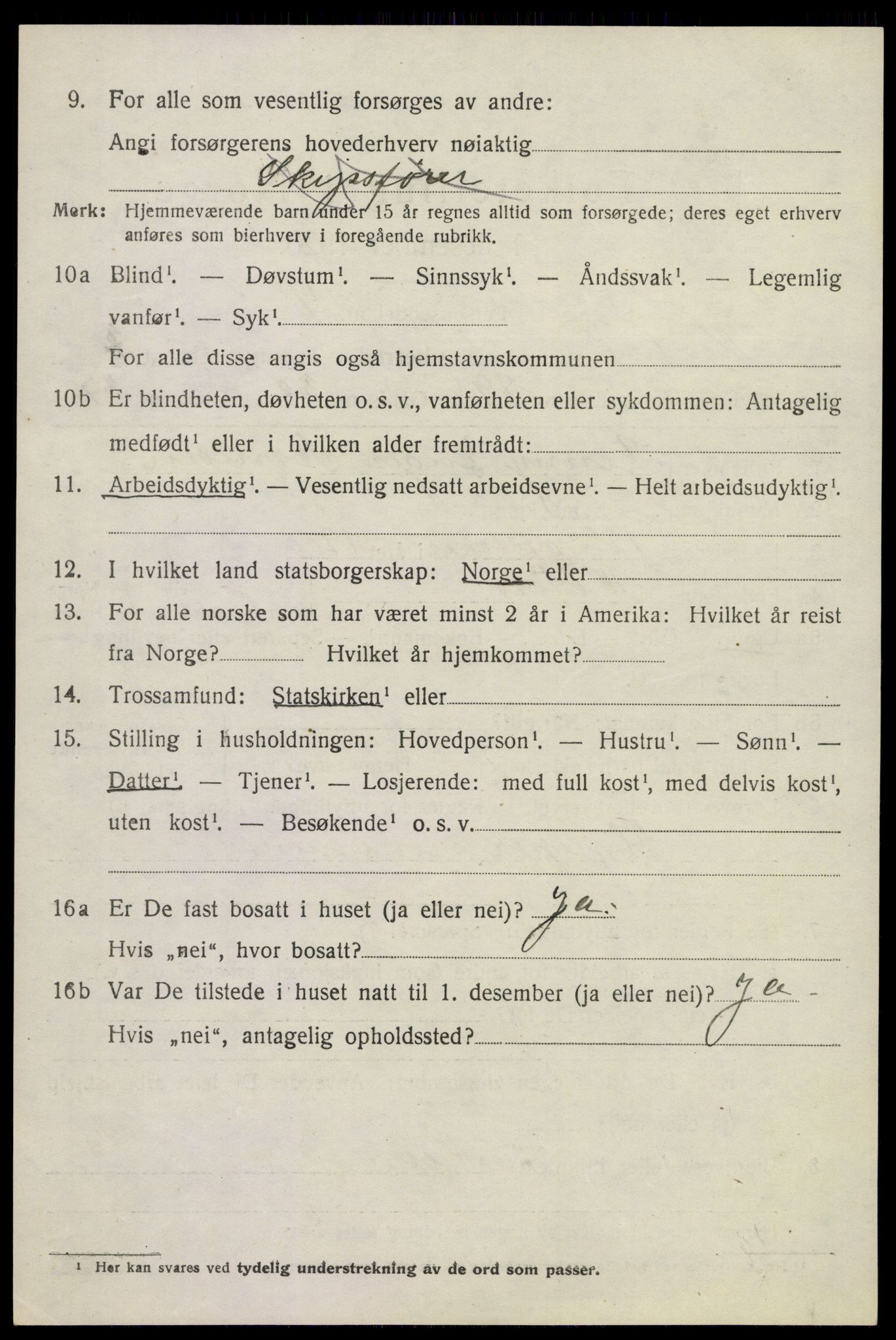 SAKO, 1920 census for Nøtterøy, 1920, p. 10392