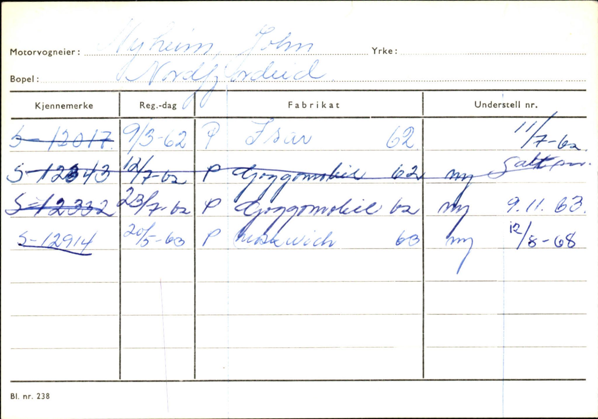 Statens vegvesen, Sogn og Fjordane vegkontor, AV/SAB-A-5301/4/F/L0129: Eigarregistrer Eid A-S, 1945-1975, p. 2003