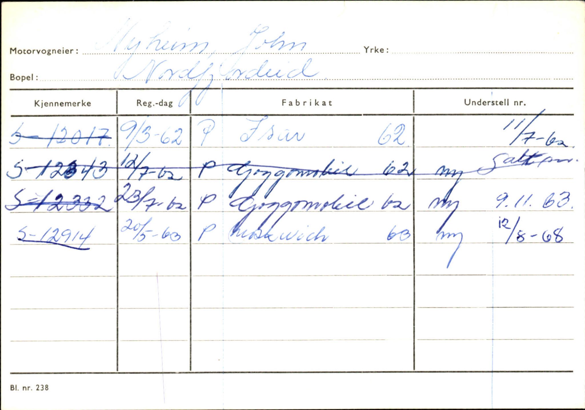 Statens vegvesen, Sogn og Fjordane vegkontor, SAB/A-5301/4/F/L0129: Eigarregistrer Eid A-S, 1945-1975, p. 2003