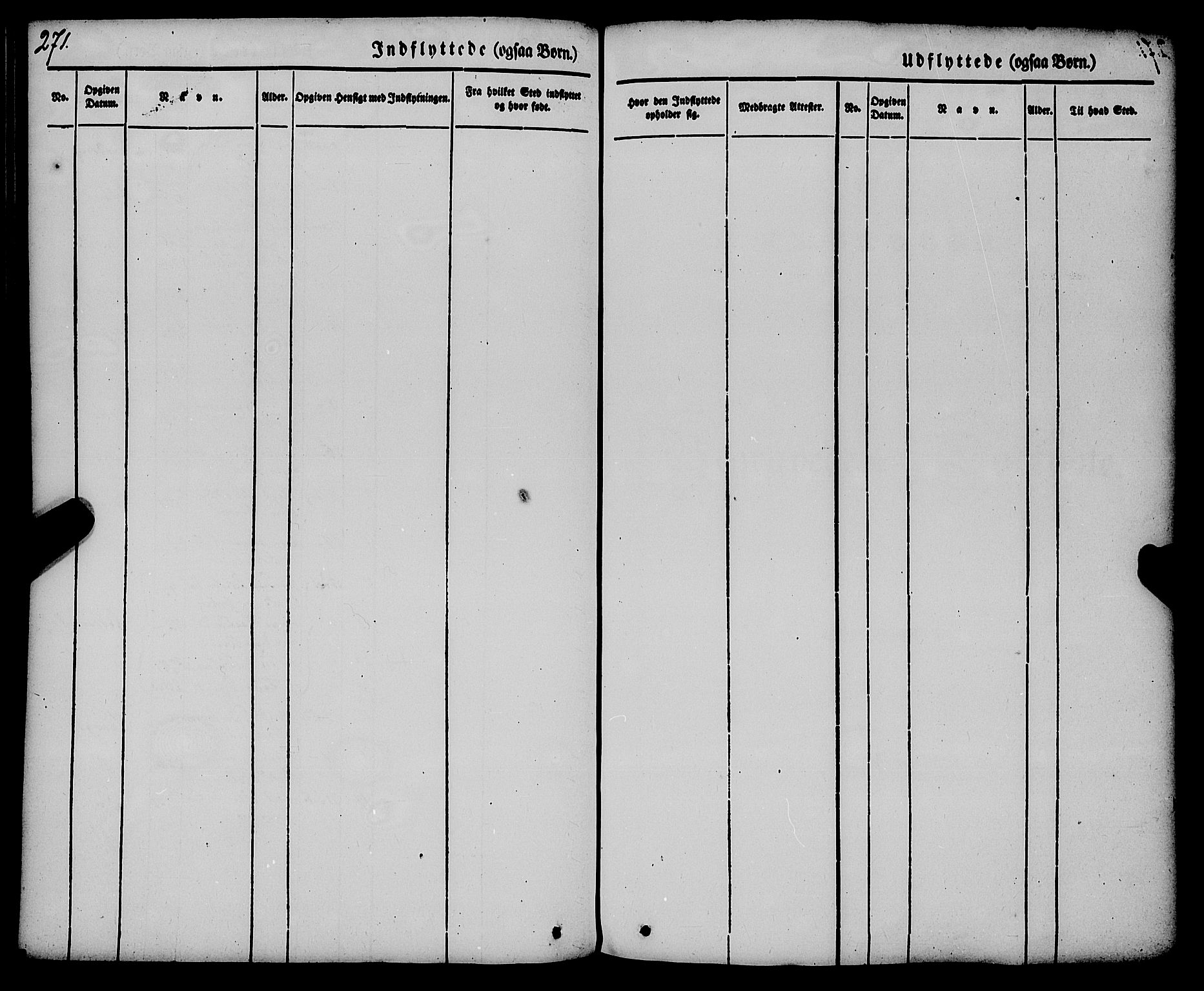 Gloppen sokneprestembete, SAB/A-80101/H/Haa/Haaa/L0008: Parish register (official) no. A 8, 1837-1855, p. 271