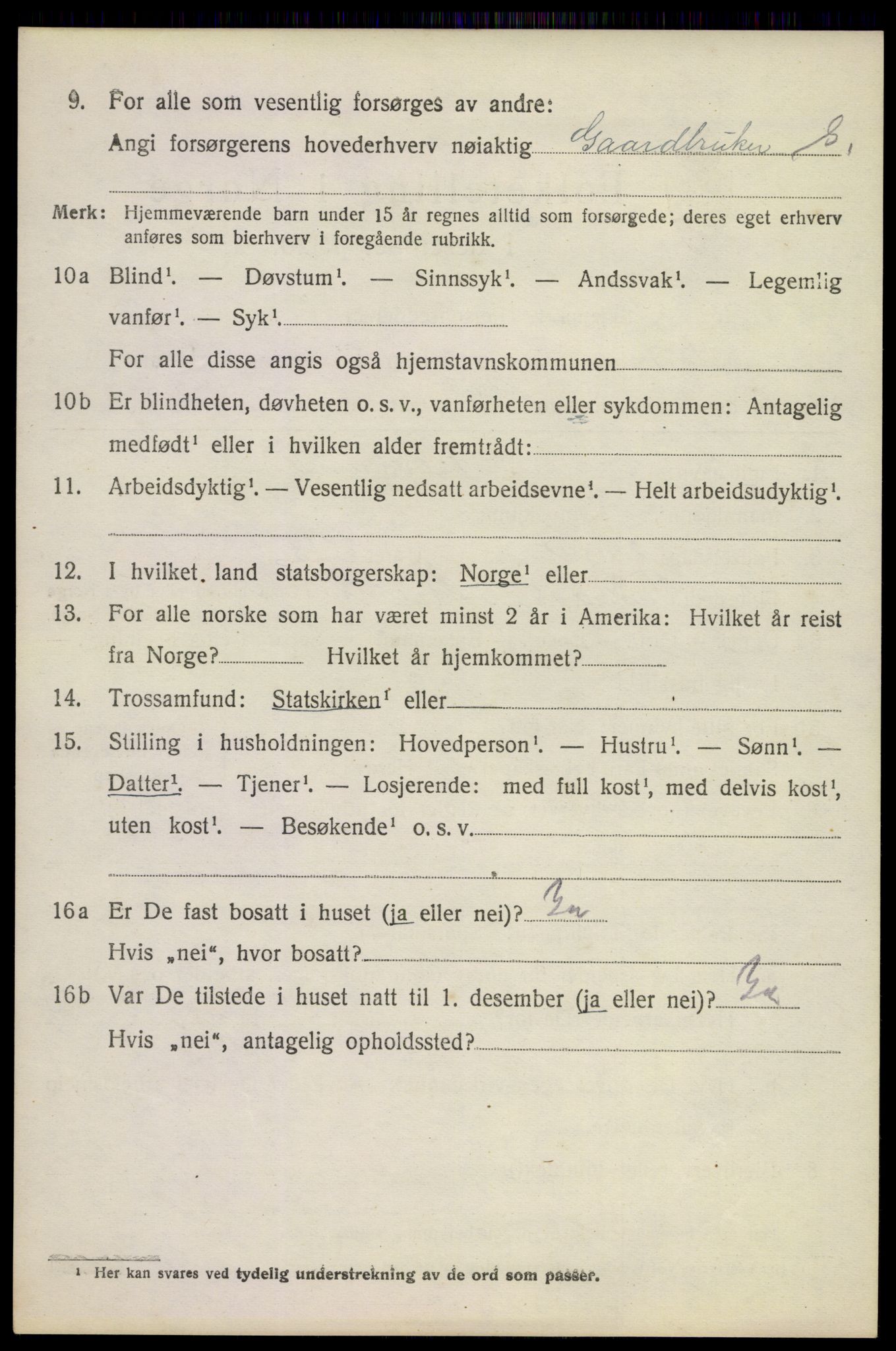 SAKO, 1920 census for Strømm, 1920, p. 3138