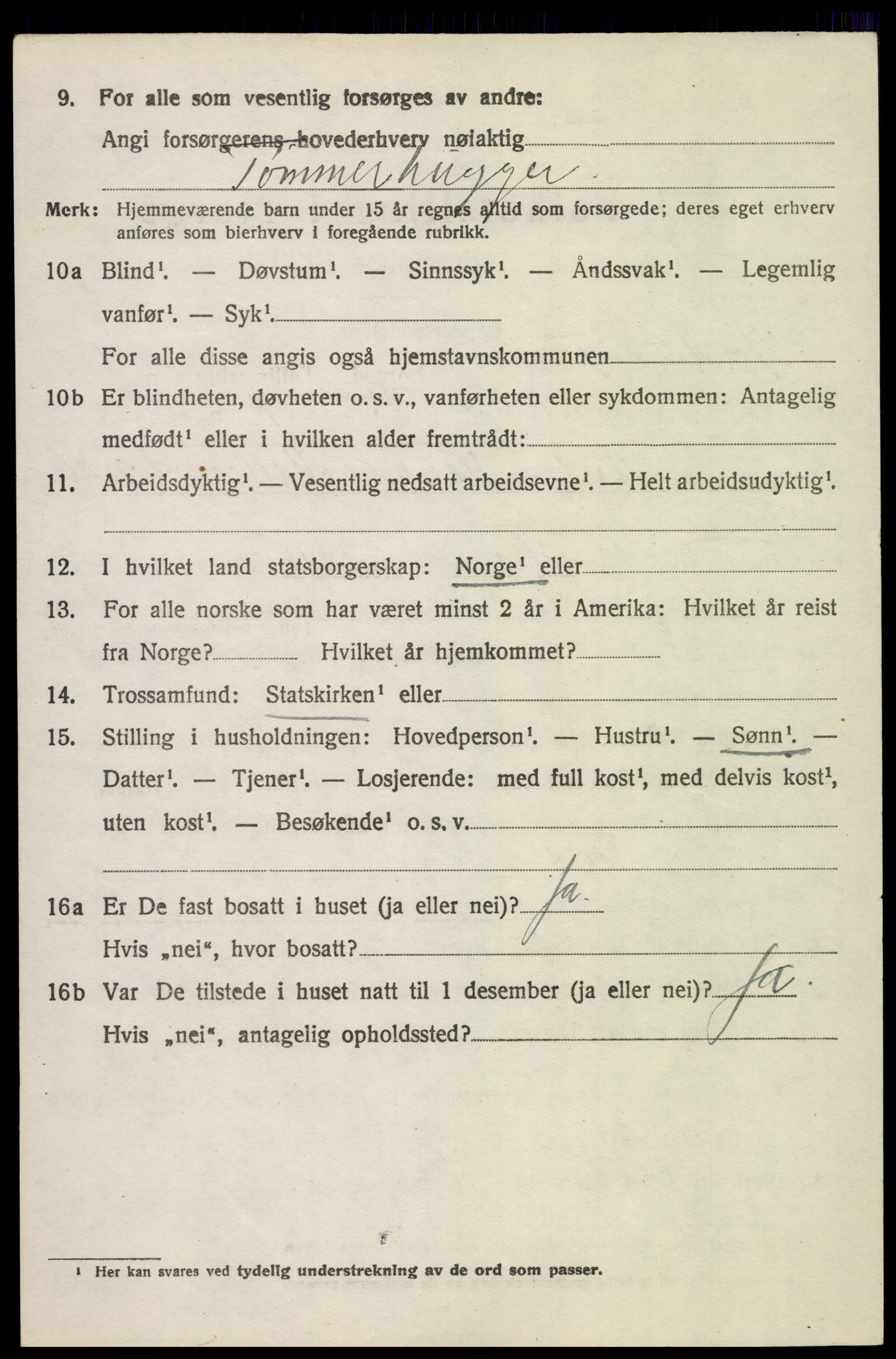 SAH, 1920 census for Nord-Fron, 1920, p. 5955