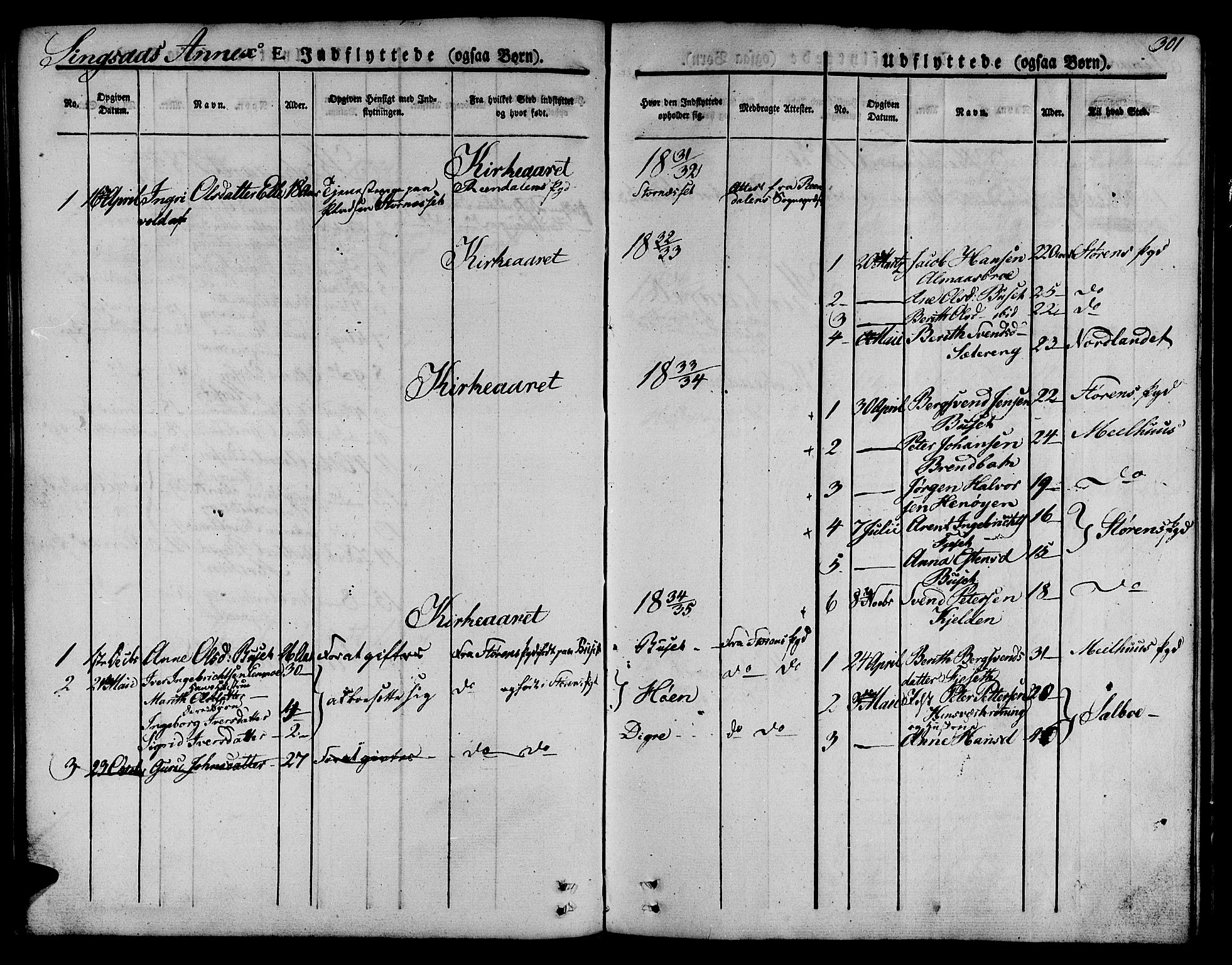 Ministerialprotokoller, klokkerbøker og fødselsregistre - Sør-Trøndelag, SAT/A-1456/685/L0961: Parish register (official) no. 685A05 /2, 1829-1845, p. 301