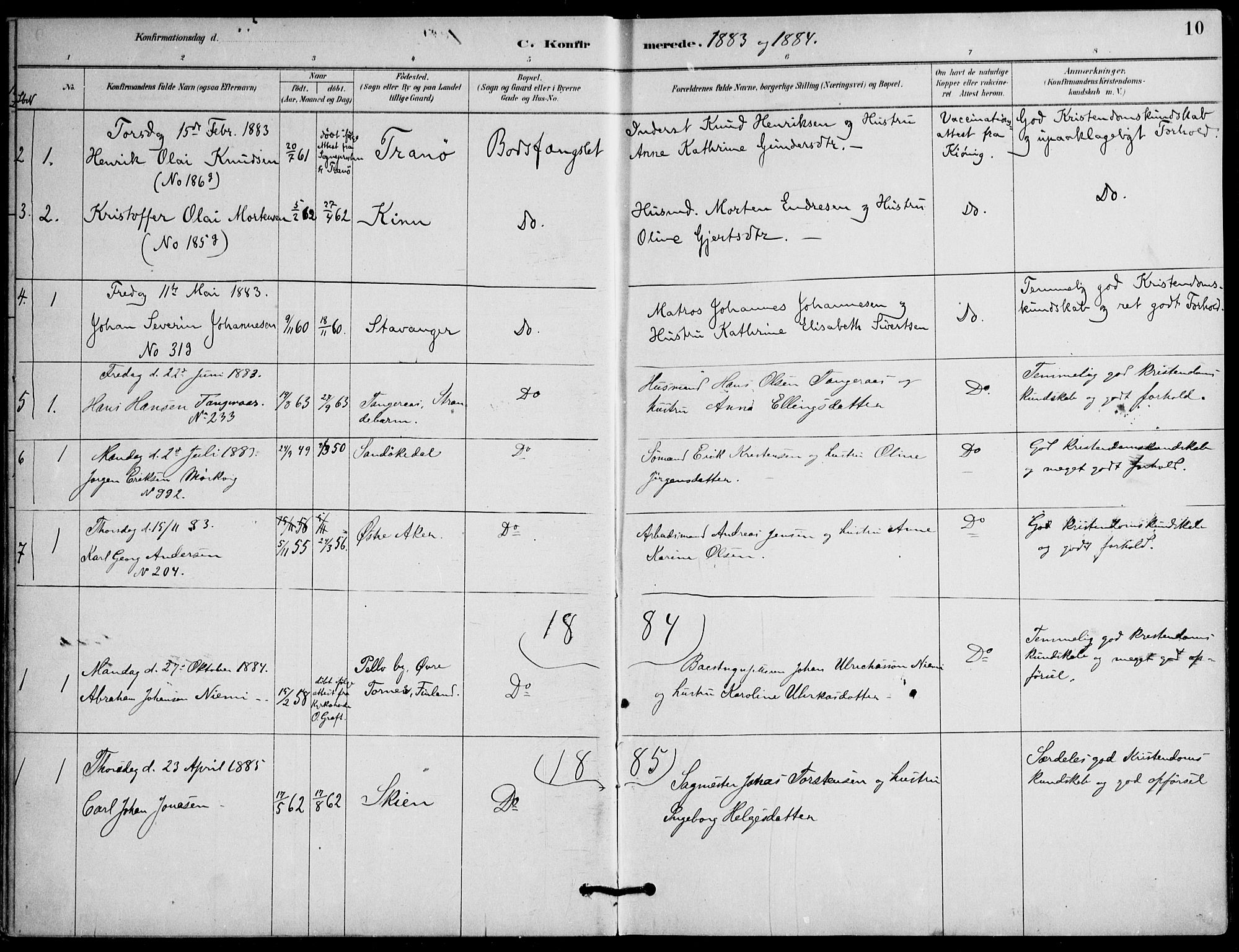 Botsfengslet prestekontor kirkebøker, AV/SAO-A-11688a/F/Fa/L0002: Parish register (official) no. 2, 1881-1914, p. 10