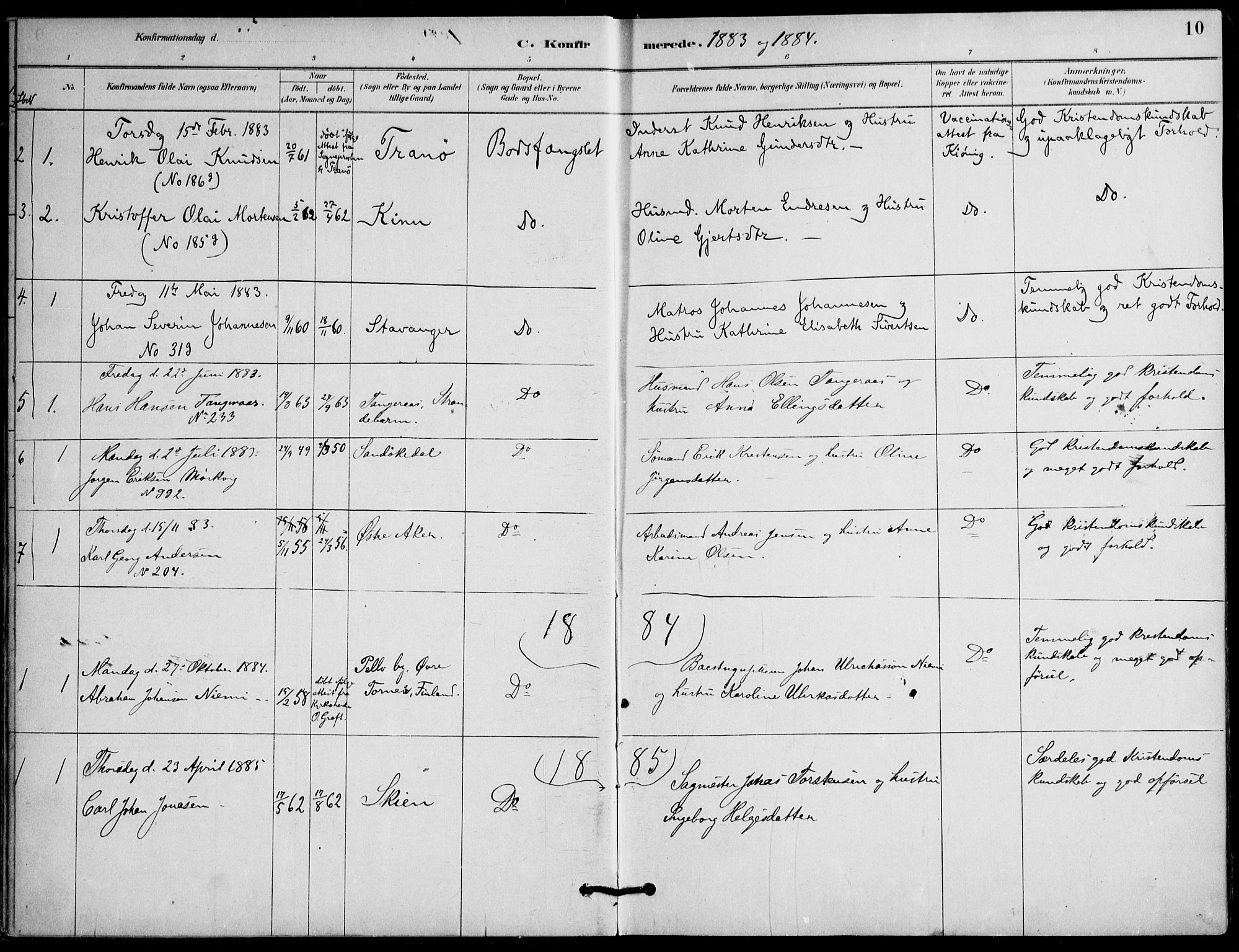 Botsfengslet prestekontor kirkebøker, AV/SAO-A-11688a: Parish register (official) no. 2, 1881-1914, p. 10