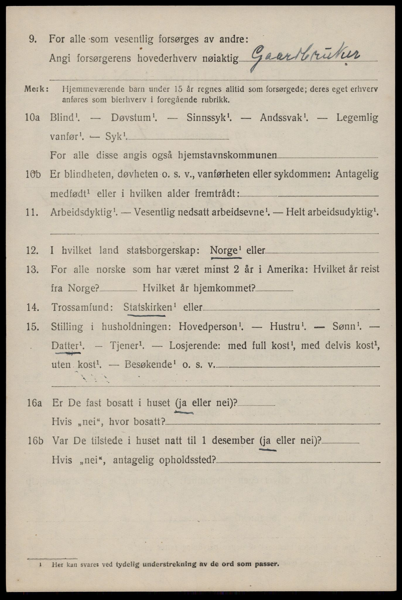 SAST, 1920 census for Vats, 1920, p. 984