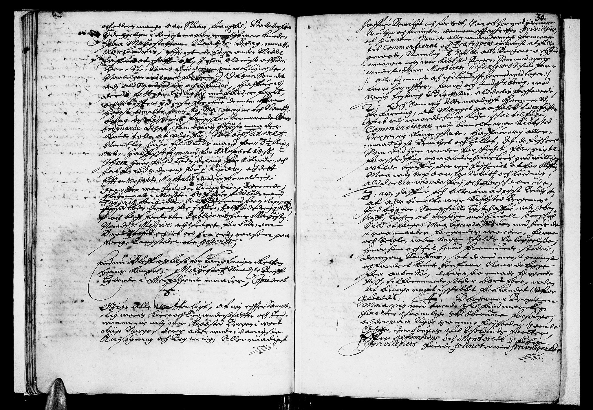 Finnmark sorenskriveri, AV/SATØ-S-0053/F/Fa/L0015: Justisprotokoller, 1677-1678, p. 29b-30a