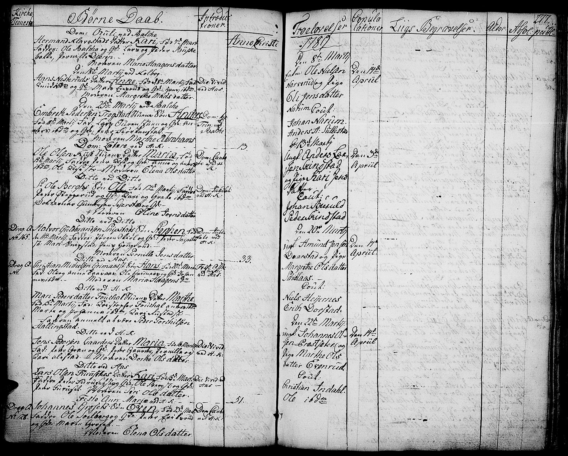 Toten prestekontor, SAH/PREST-102/H/Ha/Haa/L0006: Parish register (official) no. 6, 1773-1793, p. 277