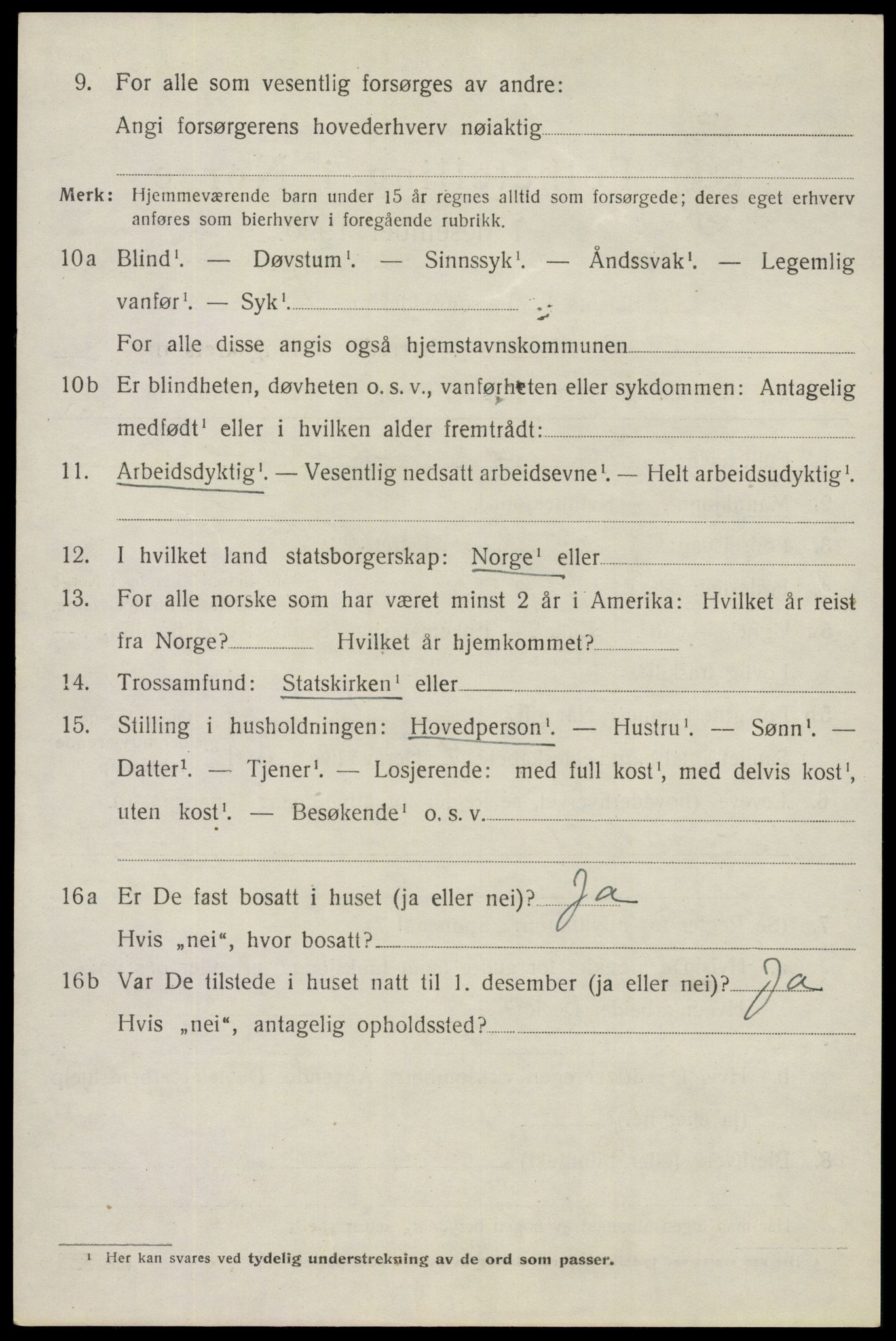 SAO, 1920 census for Spydeberg, 1920, p. 4056