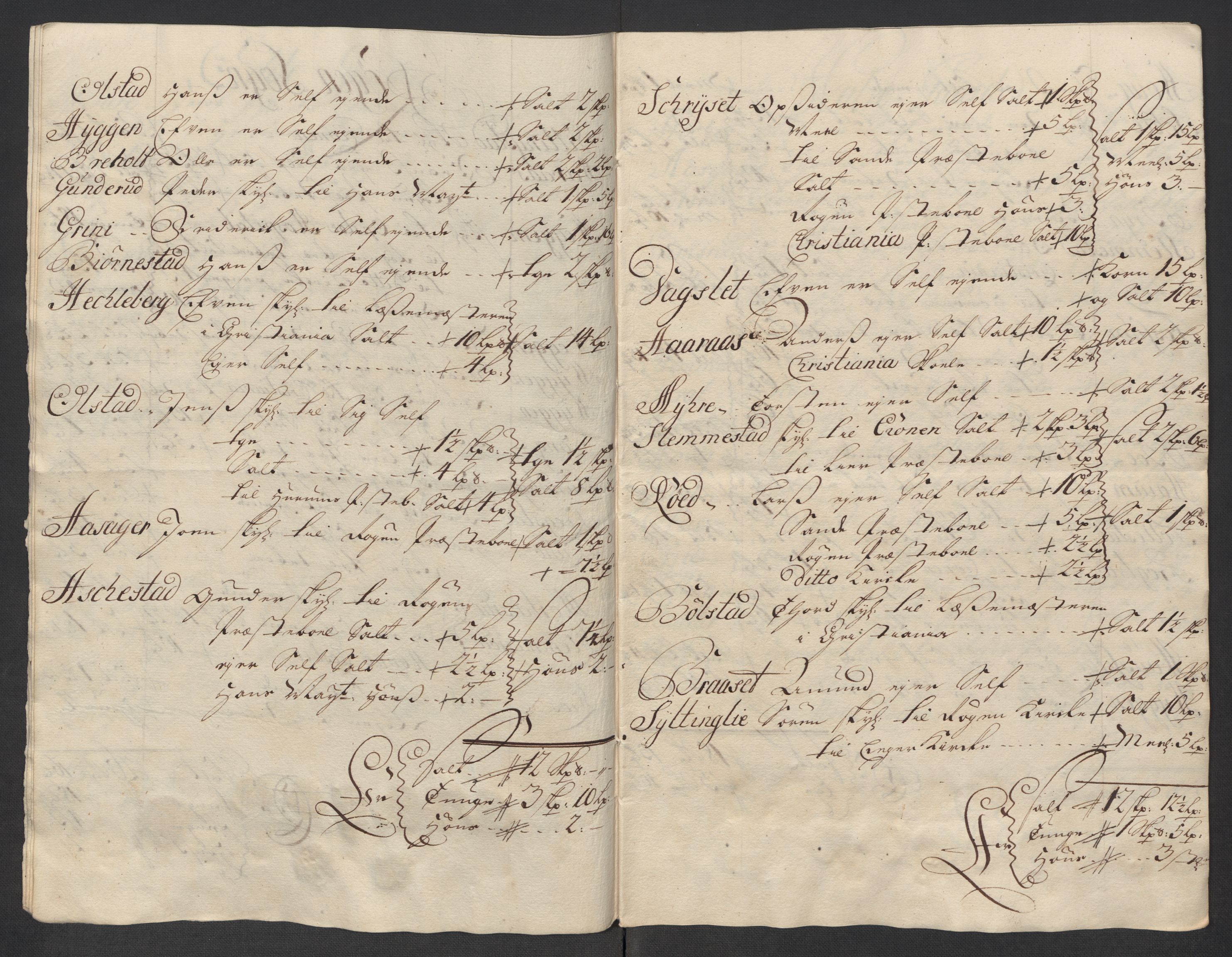 Rentekammeret inntil 1814, Reviderte regnskaper, Fogderegnskap, AV/RA-EA-4092/R31/L1709: Fogderegnskap Hurum, Røyken, Eiker, Lier og Buskerud, 1714, p. 129