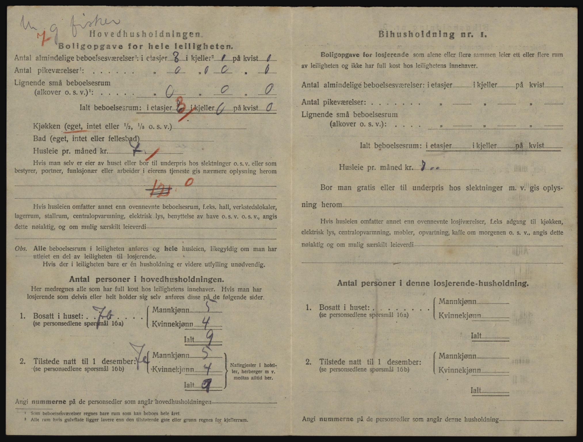 SATØ, 1920 census for Vardø, 1920, p. 1784