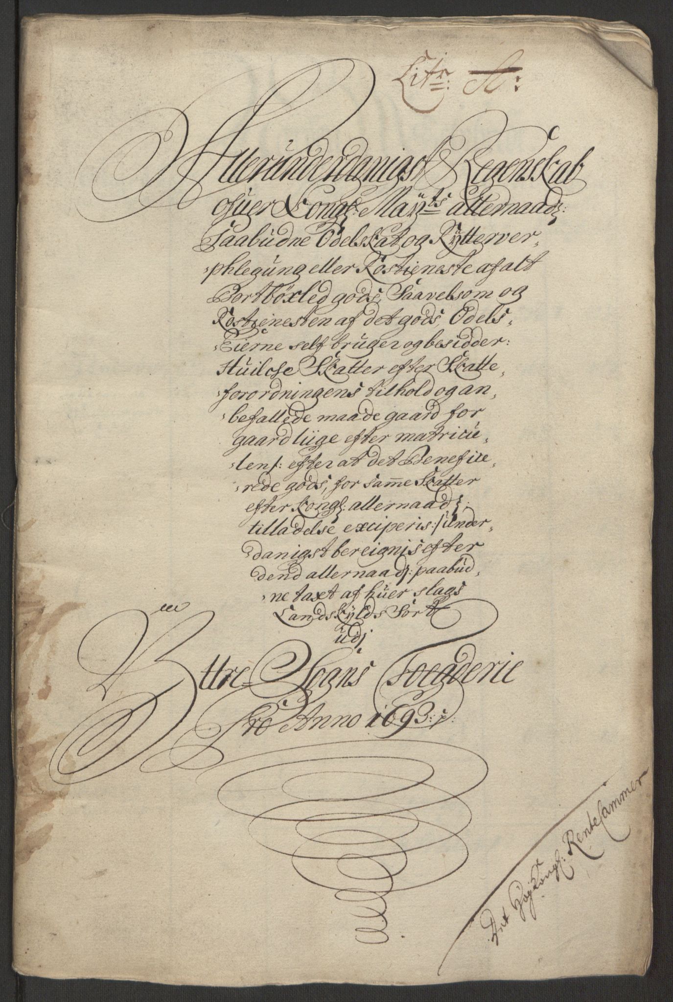 Rentekammeret inntil 1814, Reviderte regnskaper, Fogderegnskap, RA/EA-4092/R52/L3307: Fogderegnskap Sogn, 1693-1694, p. 156