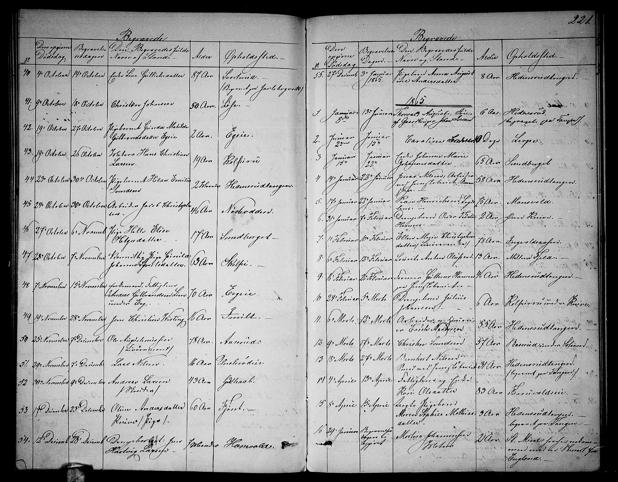 Skoger kirkebøker, AV/SAKO-A-59/G/Ga/L0002: Parish register (copy) no. I 2, 1860-1880, p. 221