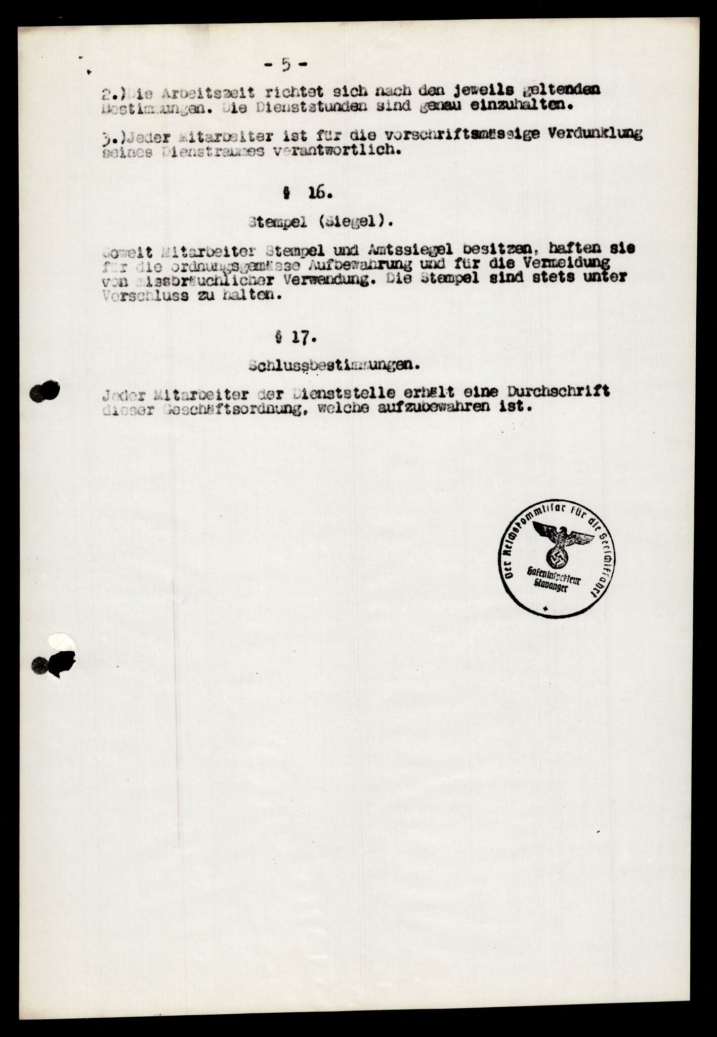 Forsvarets Overkommando. 2 kontor. Arkiv 11.4. Spredte tyske arkivsaker, AV/RA-RAFA-7031/D/Dar/Darb/L0005: Reichskommissariat., 1940-1945, p. 1170
