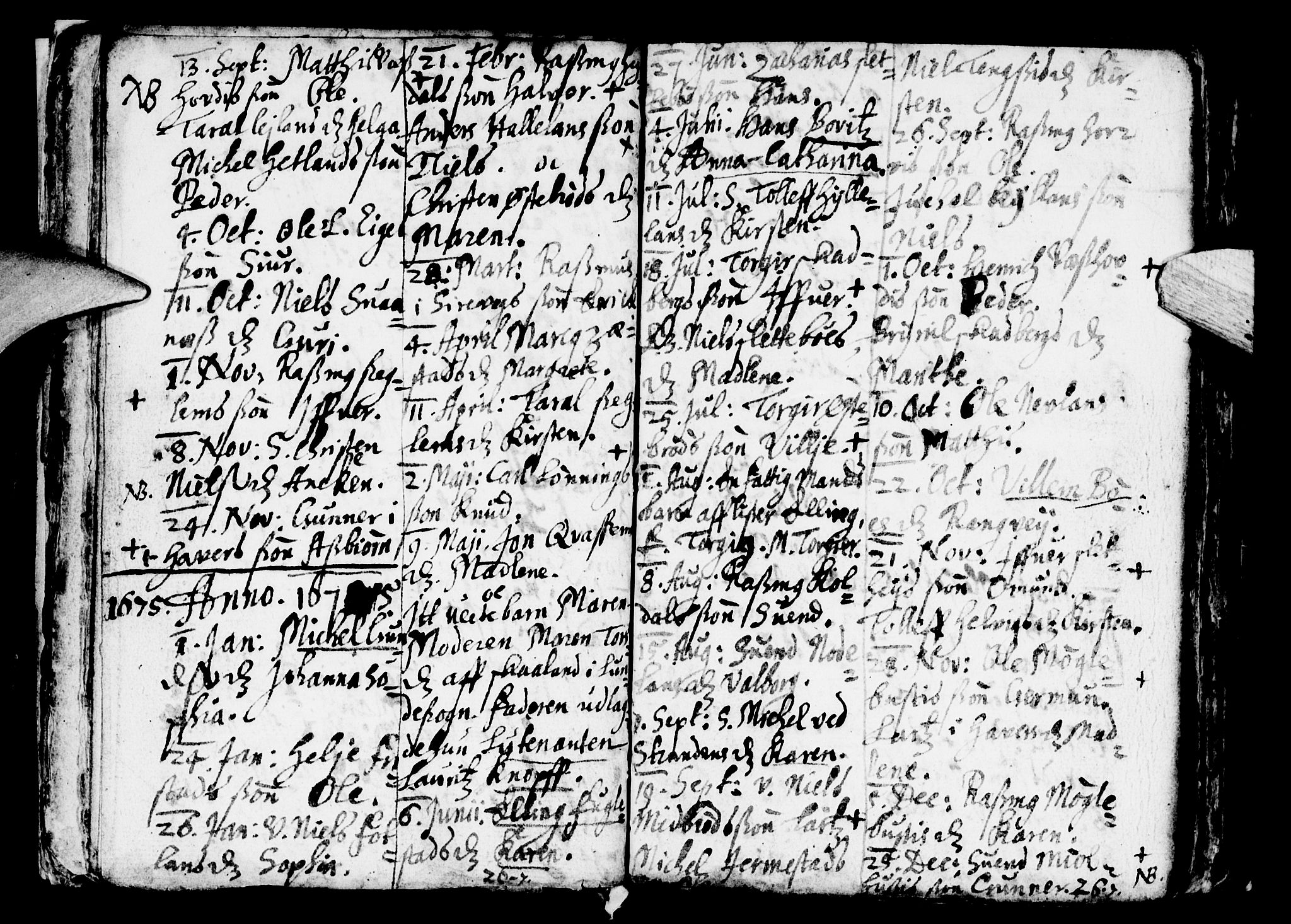 Eigersund sokneprestkontor, SAST/A-101807/S08/L0001: Parish register (official) no. A 1, 1664-1717