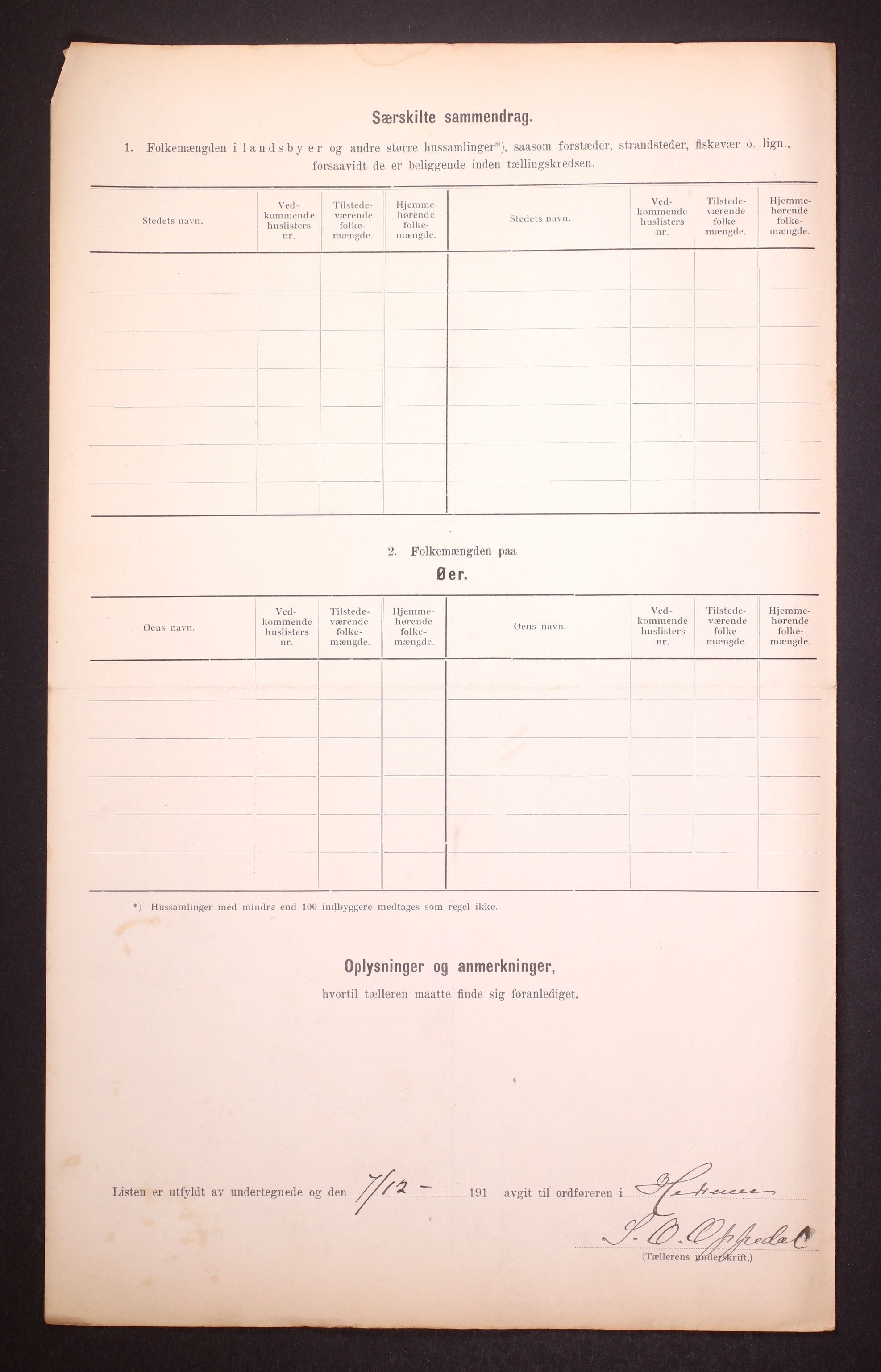 RA, 1910 census for Hedrum, 1910, p. 6