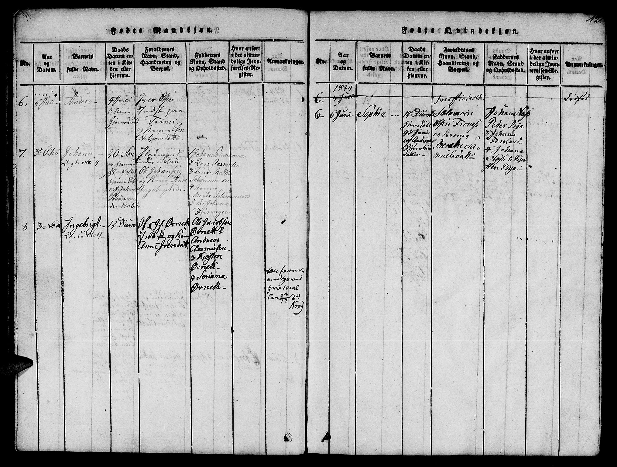 Ministerialprotokoller, klokkerbøker og fødselsregistre - Nord-Trøndelag, SAT/A-1458/759/L0527: Parish register (copy) no. 759C01 /1, 1816-1825, p. 12