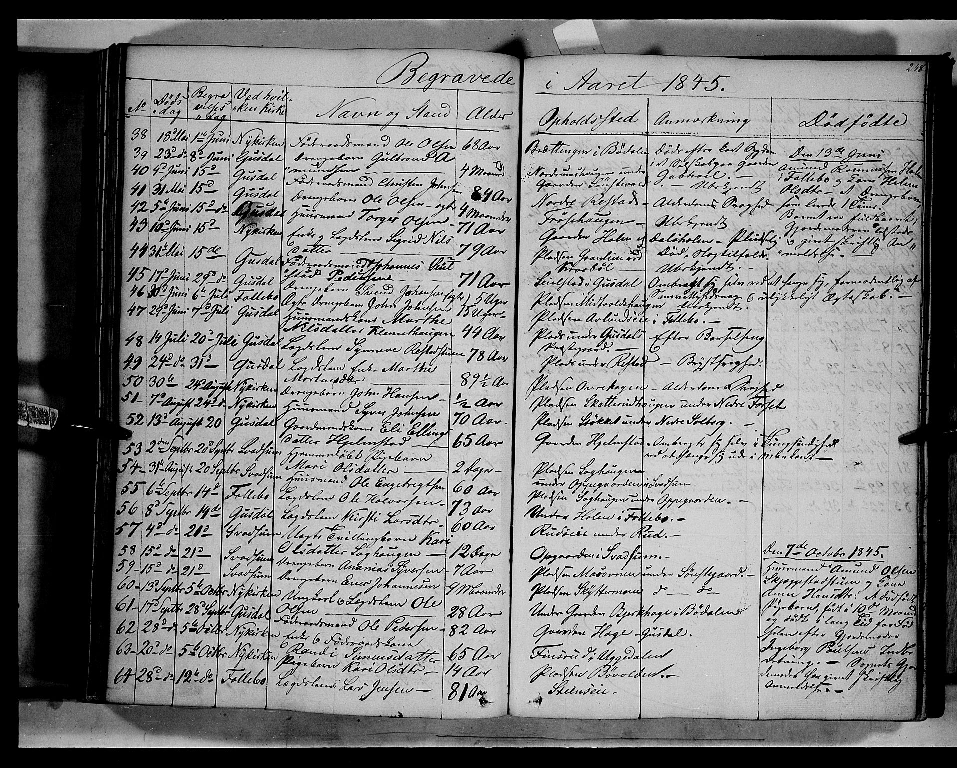 Gausdal prestekontor, AV/SAH-PREST-090/H/Ha/Haa/L0007: Parish register (official) no. 7, 1840-1850, p. 248