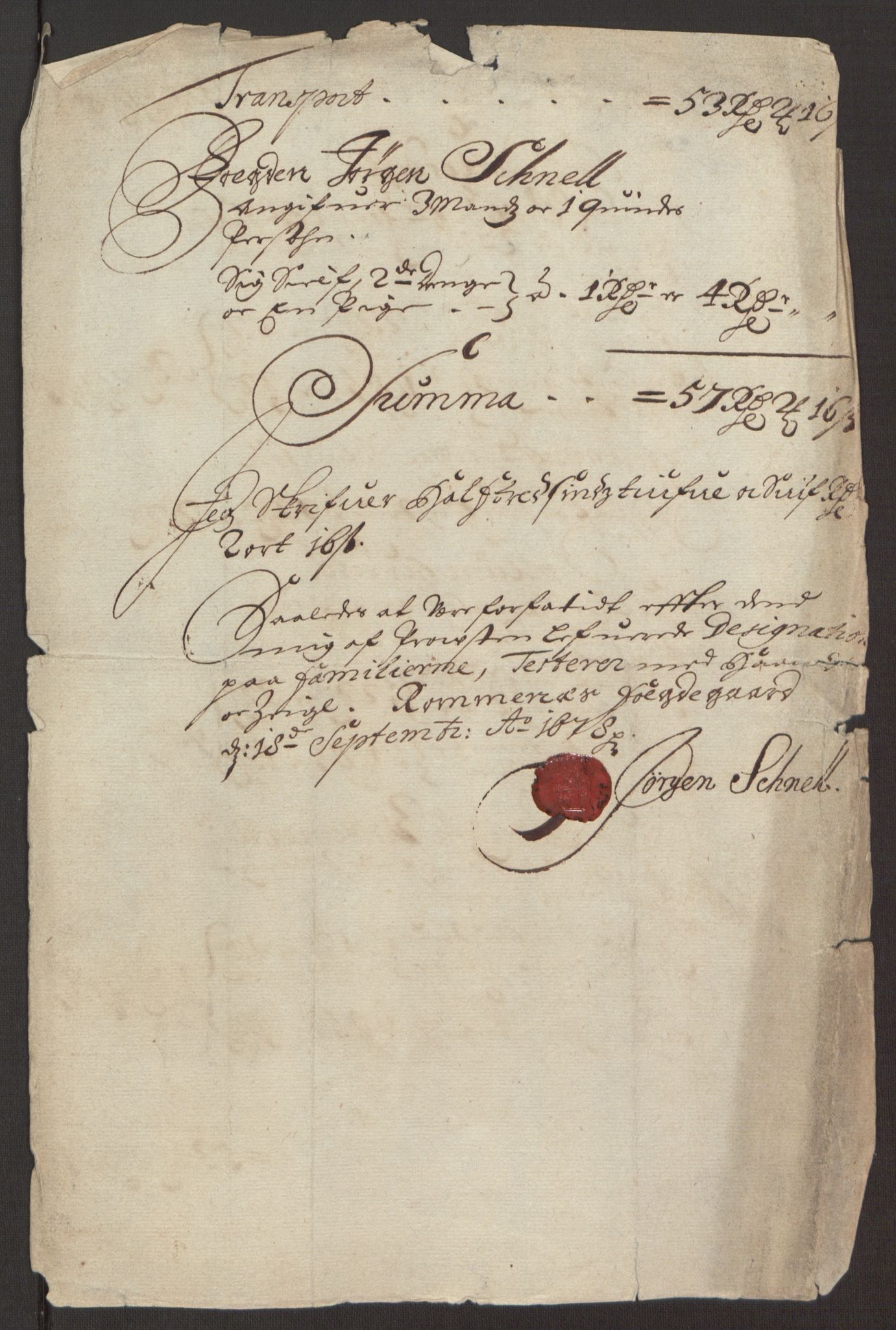 Rentekammeret inntil 1814, Reviderte regnskaper, Fogderegnskap, RA/EA-4092/R35/L2069: Fogderegnskap Øvre og Nedre Telemark, 1678, p. 234