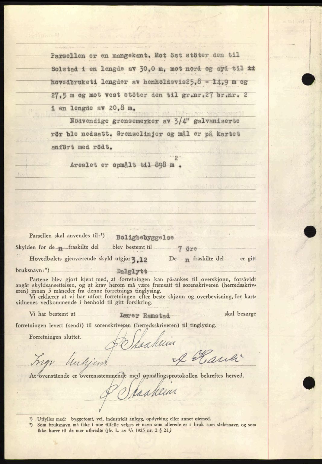 Romsdal sorenskriveri, AV/SAT-A-4149/1/2/2C: Mortgage book no. A10, 1941-1941, Diary no: : 1318/1941