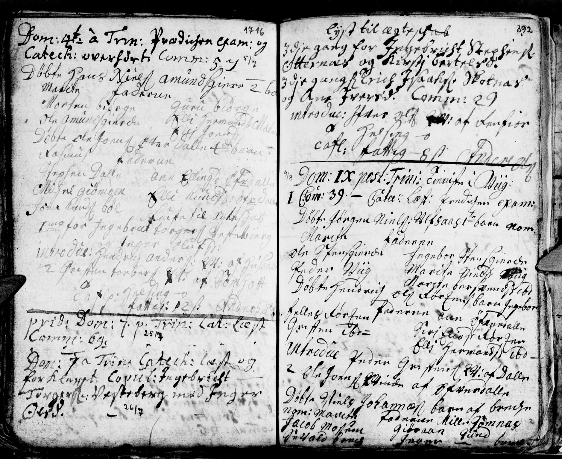 Ministerialprotokoller, klokkerbøker og fødselsregistre - Nordland, AV/SAT-A-1459/812/L0172: Parish register (official) no. 812A01, 1677-1718, p. 392