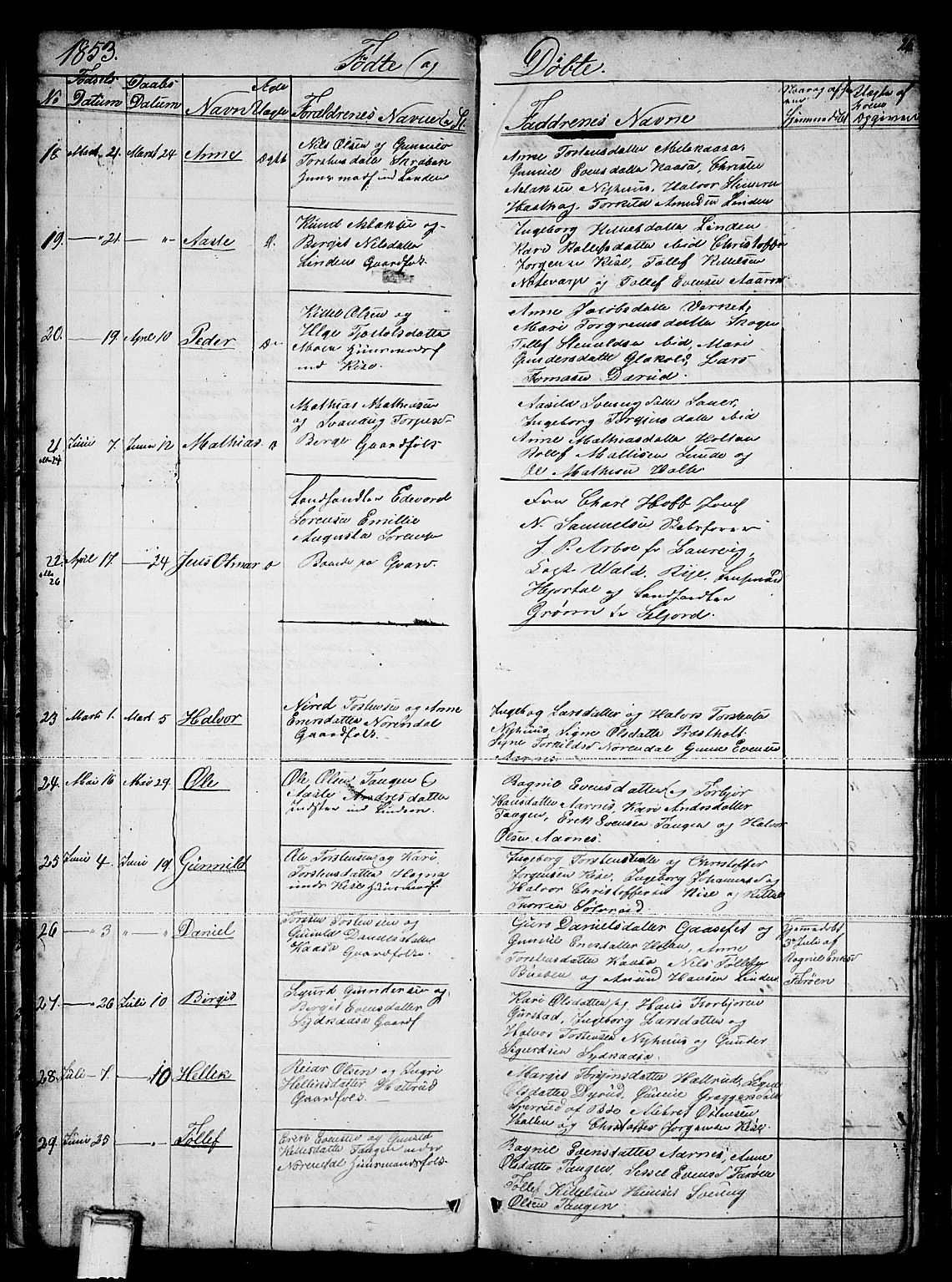 Sauherad kirkebøker, AV/SAKO-A-298/G/Gb/L0001: Parish register (copy) no. II 1, 1845-1865, p. 26