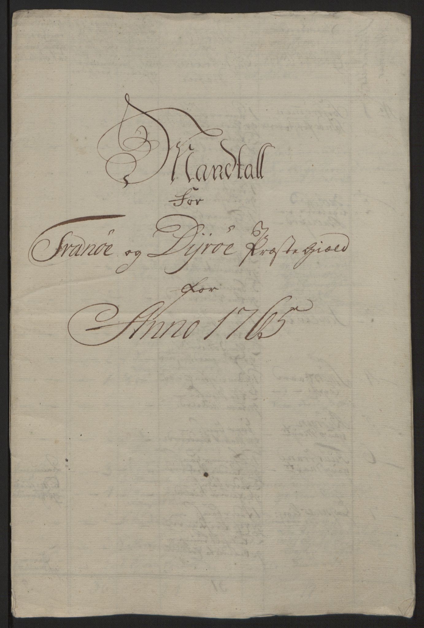 Rentekammeret inntil 1814, Reviderte regnskaper, Fogderegnskap, RA/EA-4092/R68/L4845: Ekstraskatten Senja og Troms, 1762-1765, p. 506