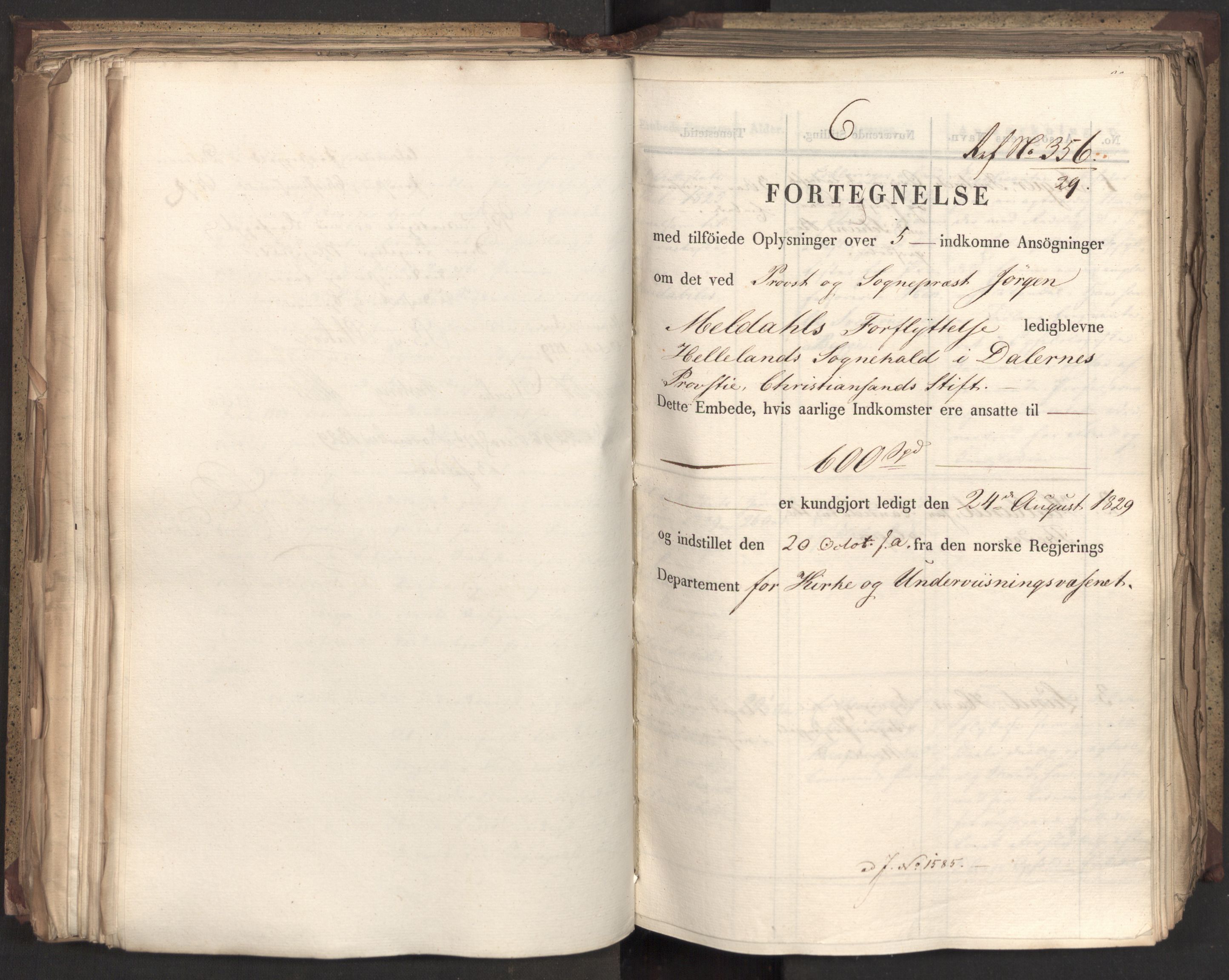 Statsrådsavdelingen i Stockholm, AV/RA-S-1003/D/Da/L0061: Regjeringsinnstillinger nr. 1501-1666, 1829, p. 241