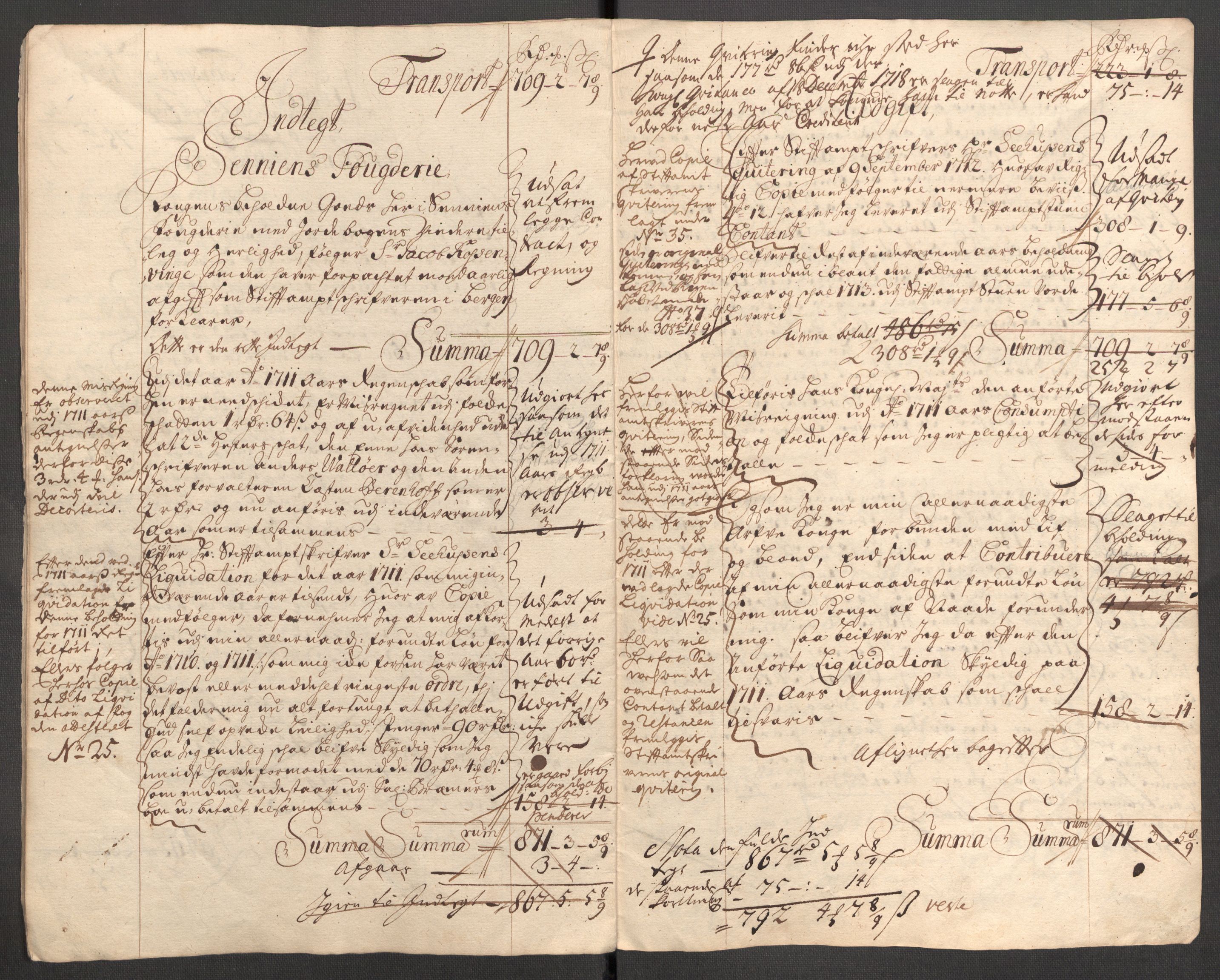 Rentekammeret inntil 1814, Reviderte regnskaper, Fogderegnskap, AV/RA-EA-4092/R68/L4758: Fogderegnskap Senja og Troms, 1711-1712, p. 307