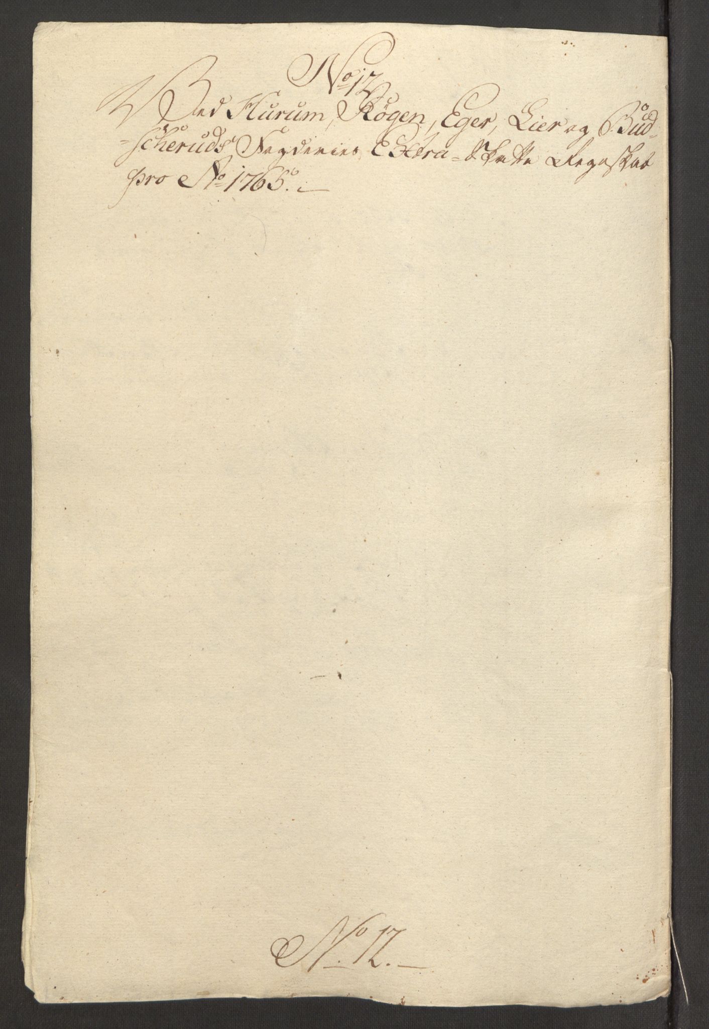 Rentekammeret inntil 1814, Reviderte regnskaper, Fogderegnskap, RA/EA-4092/R31/L1834: Ekstraskatten Hurum, Røyken, Eiker, Lier og Buskerud, 1765, p. 432