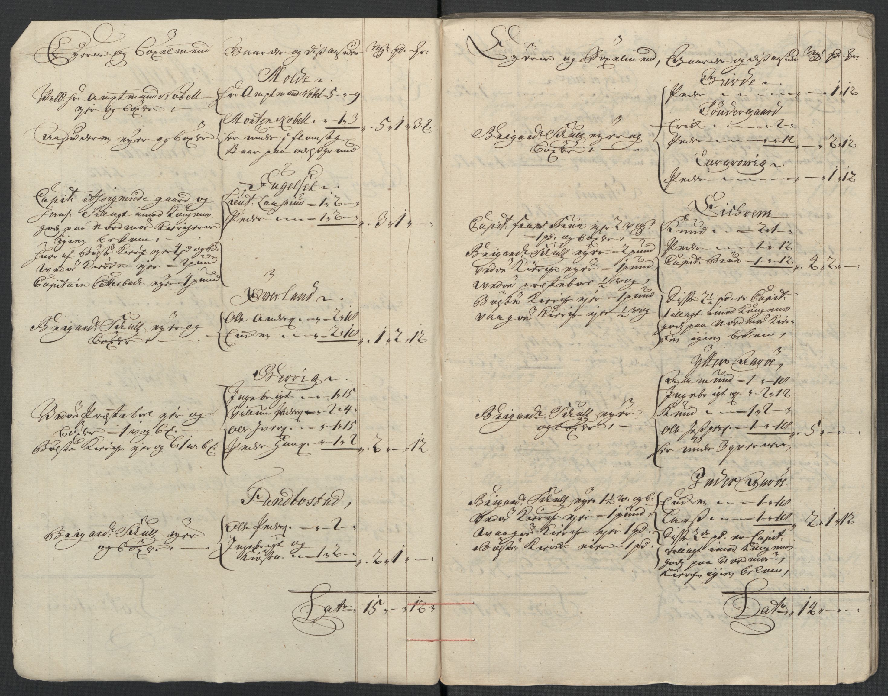 Rentekammeret inntil 1814, Reviderte regnskaper, Fogderegnskap, RA/EA-4092/R55/L3658: Fogderegnskap Romsdal, 1707-1708, p. 189