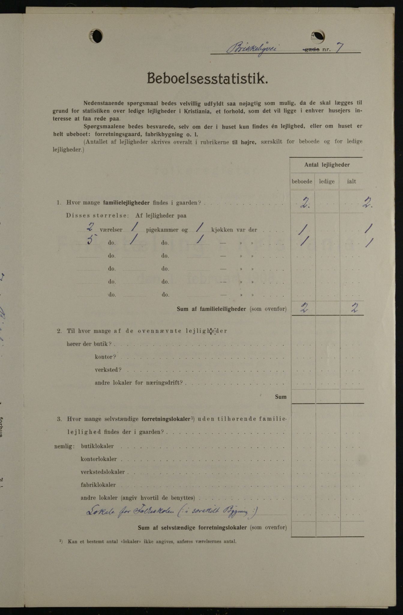 OBA, Municipal Census 1908 for Kristiania, 1908, p. 8746