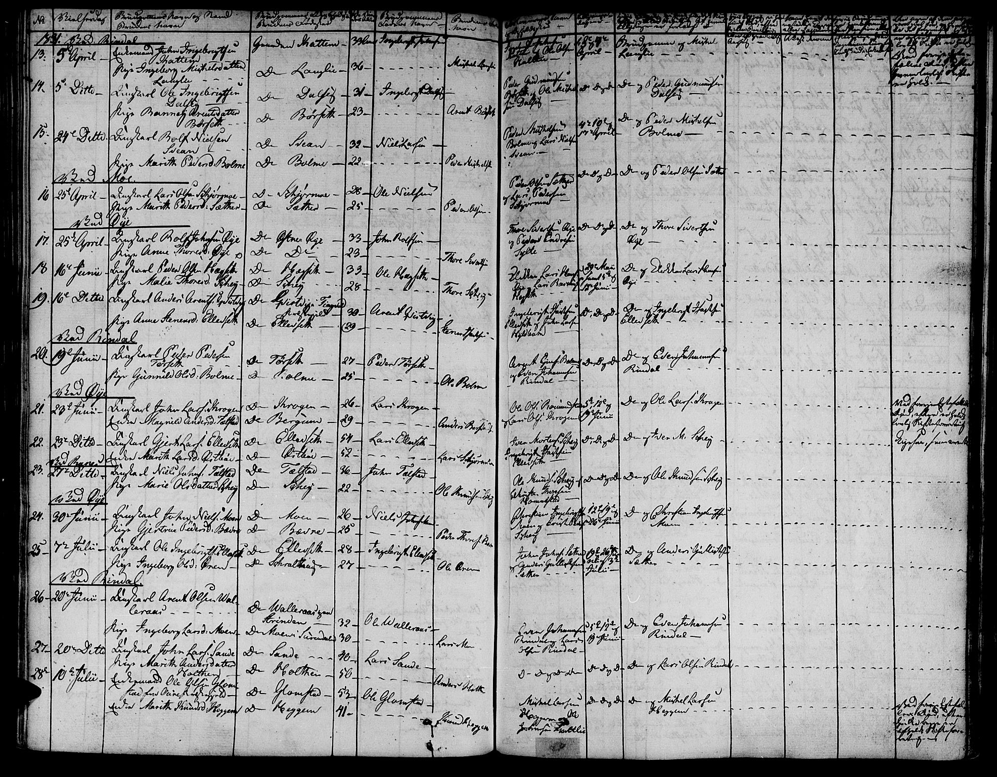 Ministerialprotokoller, klokkerbøker og fødselsregistre - Møre og Romsdal, AV/SAT-A-1454/595/L1042: Parish register (official) no. 595A04, 1829-1843, p. 306