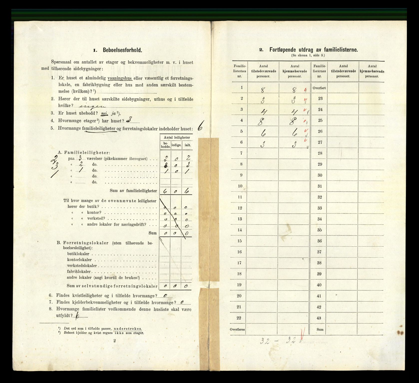 RA, 1910 census for Trondheim, 1910, p. 15142