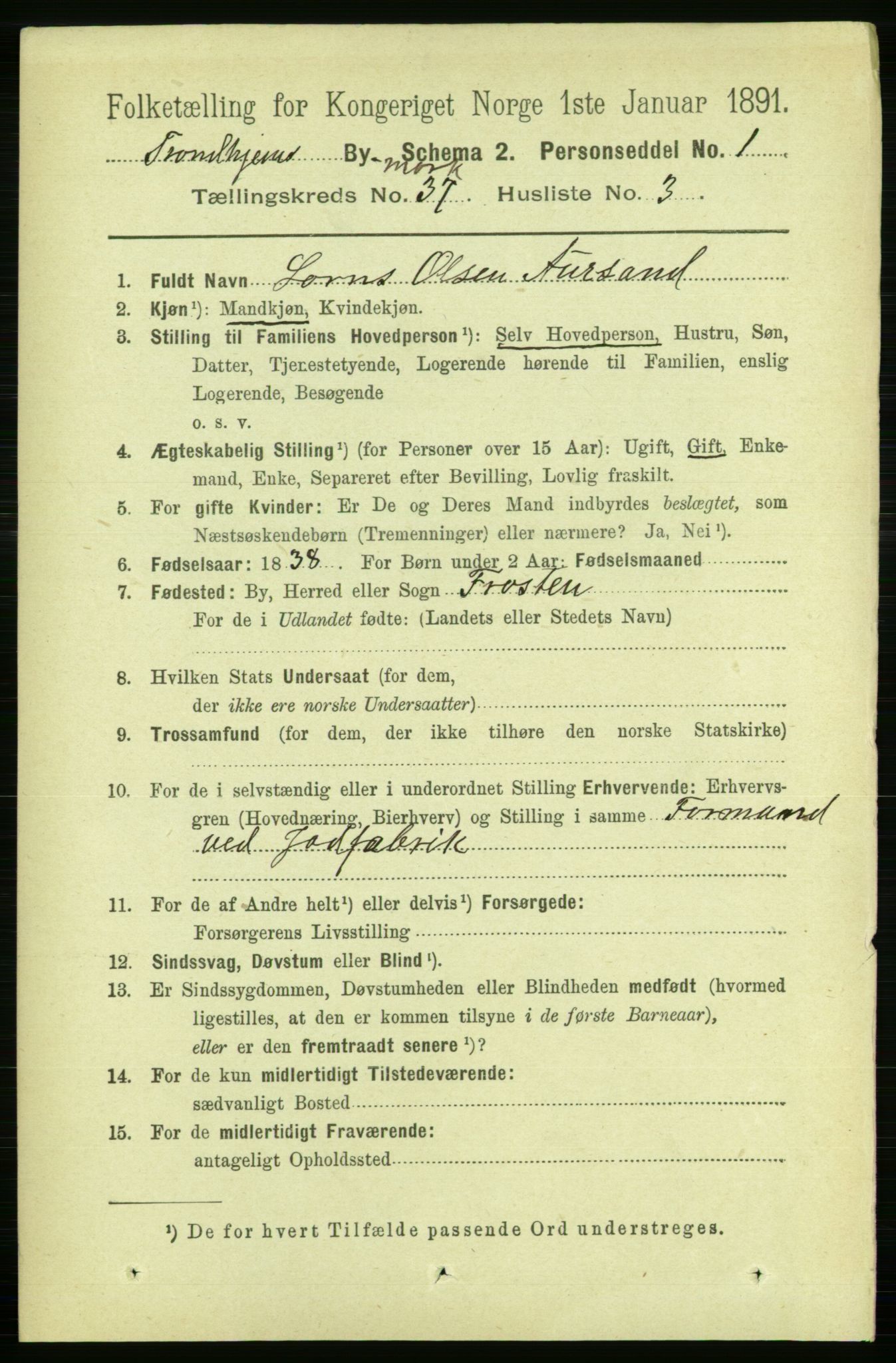 RA, 1891 census for 1601 Trondheim, 1891, p. 28107