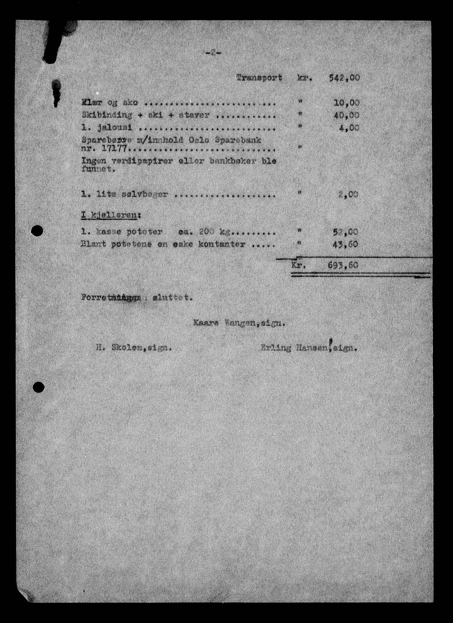 Justisdepartementet, Tilbakeføringskontoret for inndratte formuer, AV/RA-S-1564/H/Hc/Hcc/L0967: --, 1945-1947, p. 99