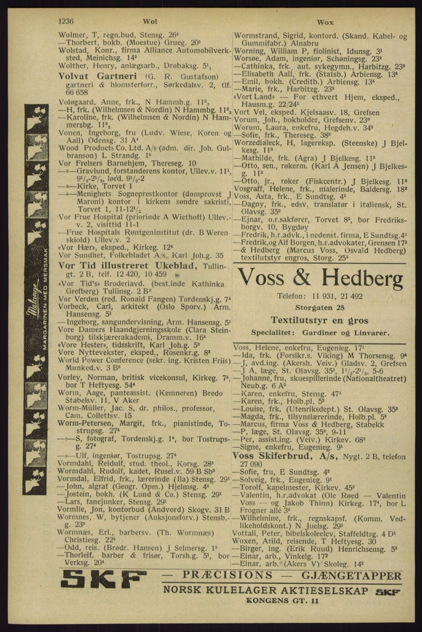 Kristiania/Oslo adressebok, PUBL/-, 1929, p. 1236