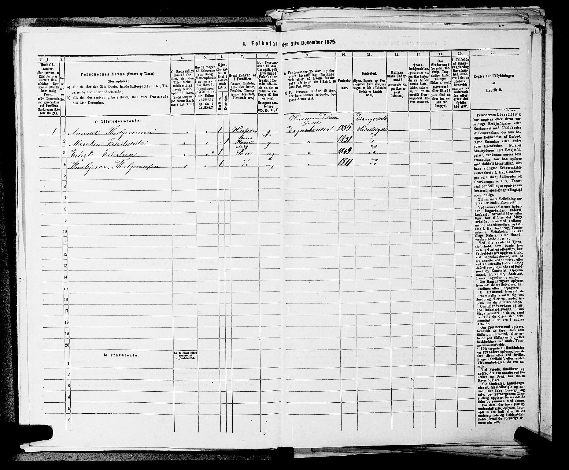 SAKO, 1875 census for 0817P Drangedal, 1875, p. 90