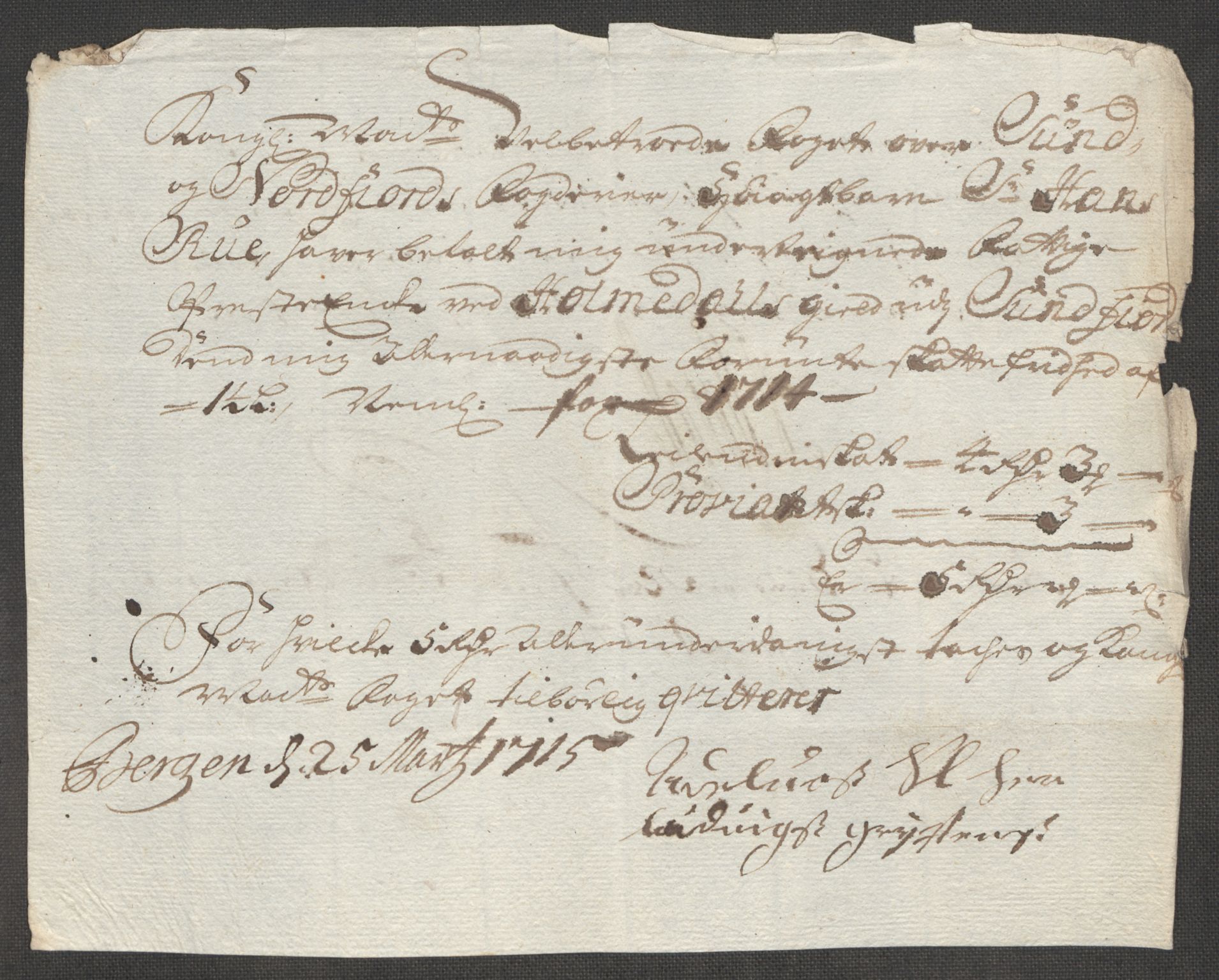 Rentekammeret inntil 1814, Reviderte regnskaper, Fogderegnskap, AV/RA-EA-4092/R53/L3438: Fogderegnskap Sunn- og Nordfjord, 1714, p. 339