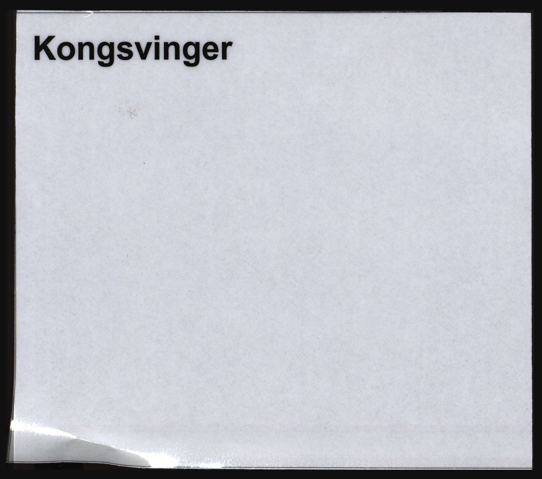 Norges Brannkasse, Kongsvinger, SAH/NBRANK-013, p. 1